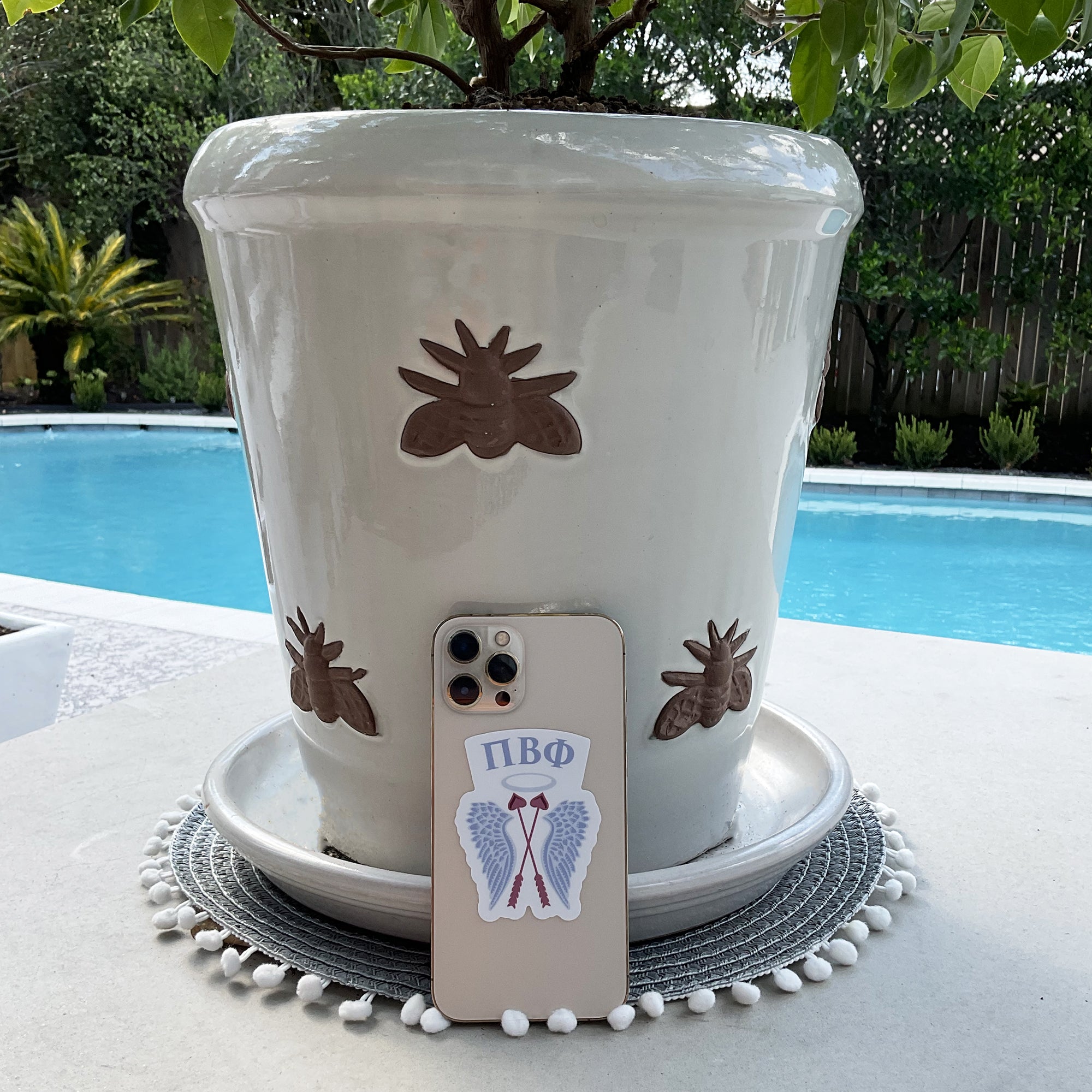 Pi Beta Phi Angel Wings Sticker | Brit and Bee