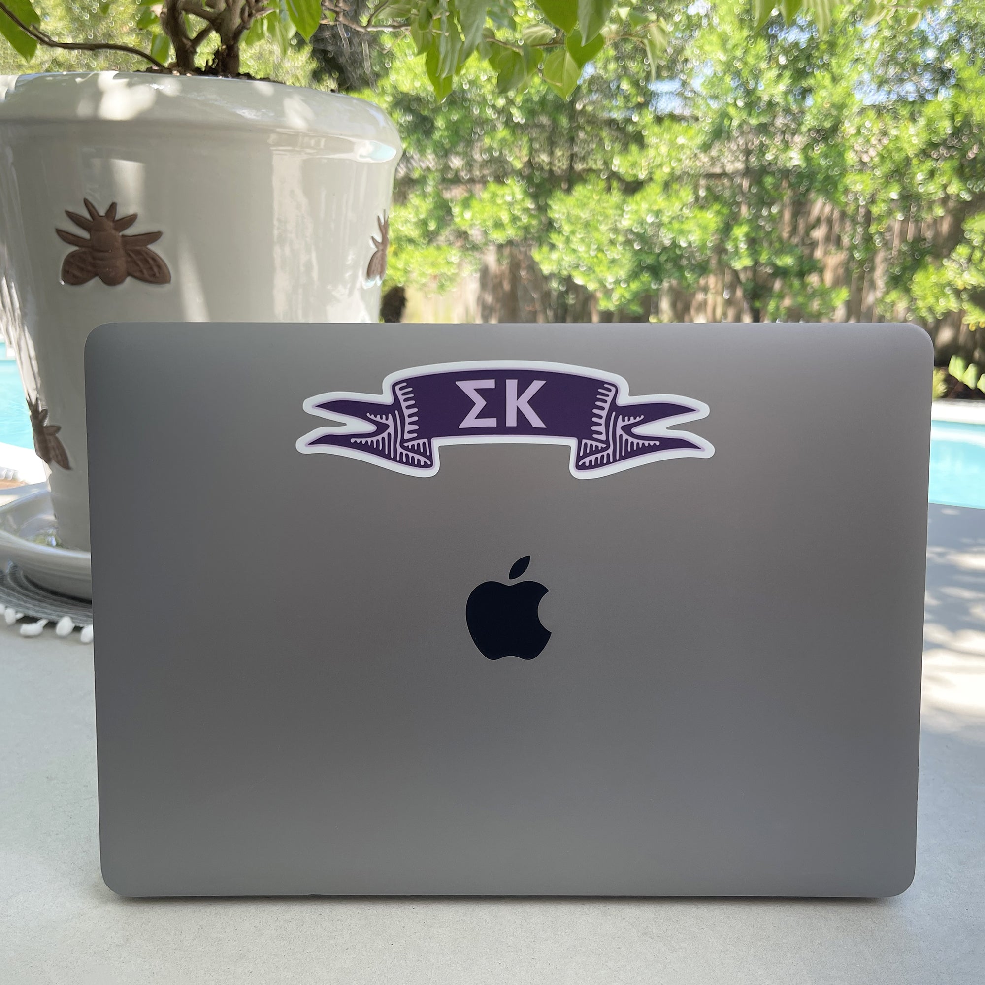 Sigma Kappa Ribbon Decal | Brit and Bee
