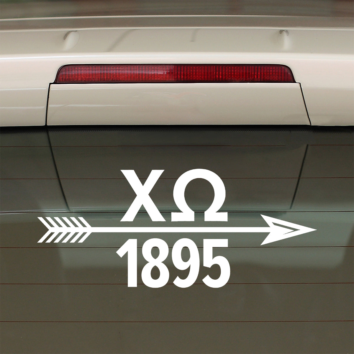 Brit and Bee Sorority Arrow Decal - Chi Omega
