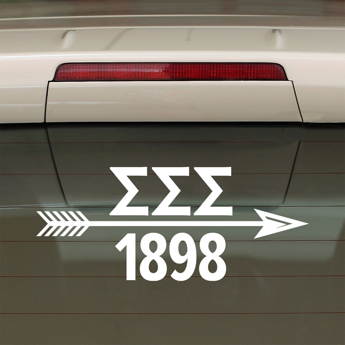 Brit and Bee Sorority Arrow Decal - Sigma Sigma Sigma