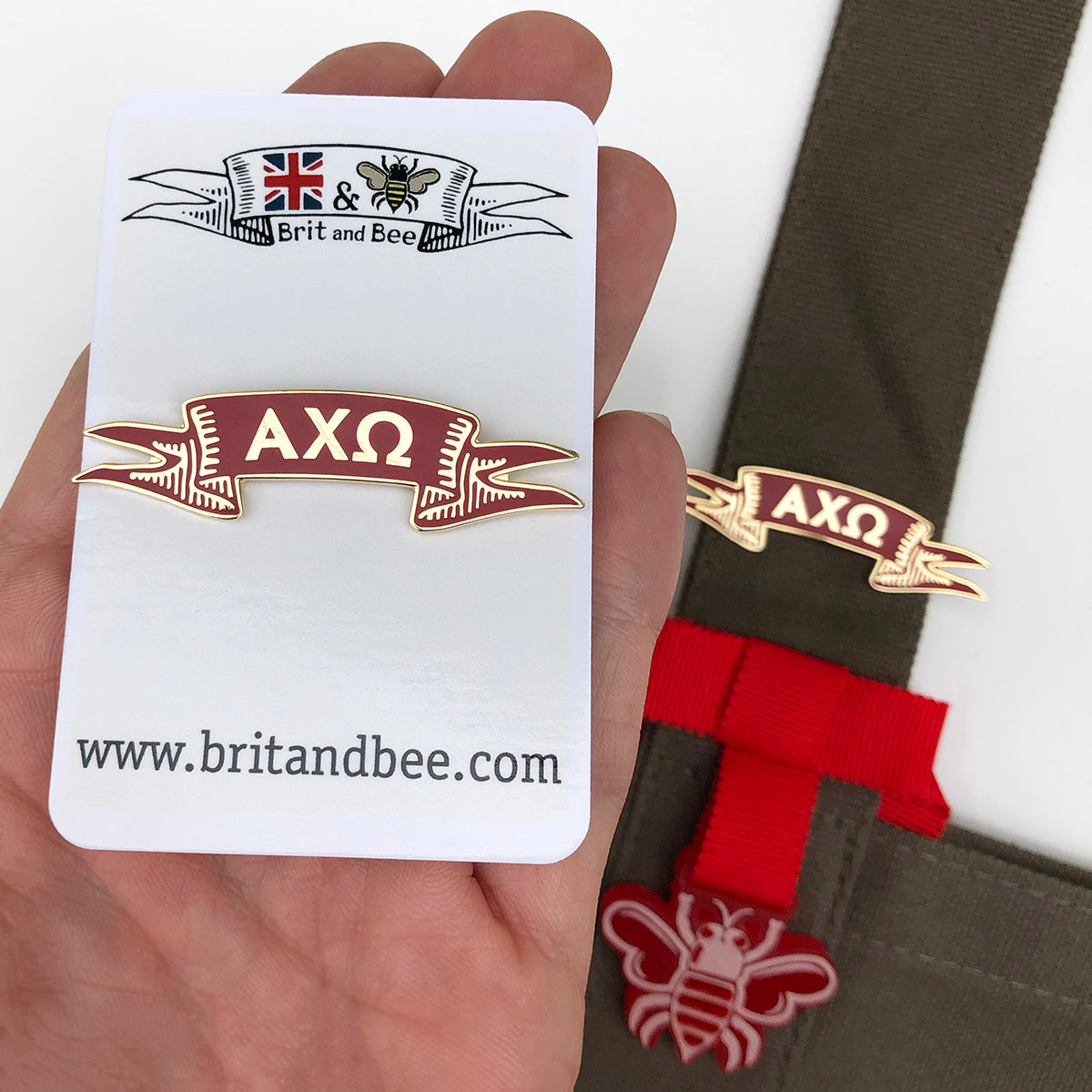 Alpha Chi Omega Pin | Brit and Bee