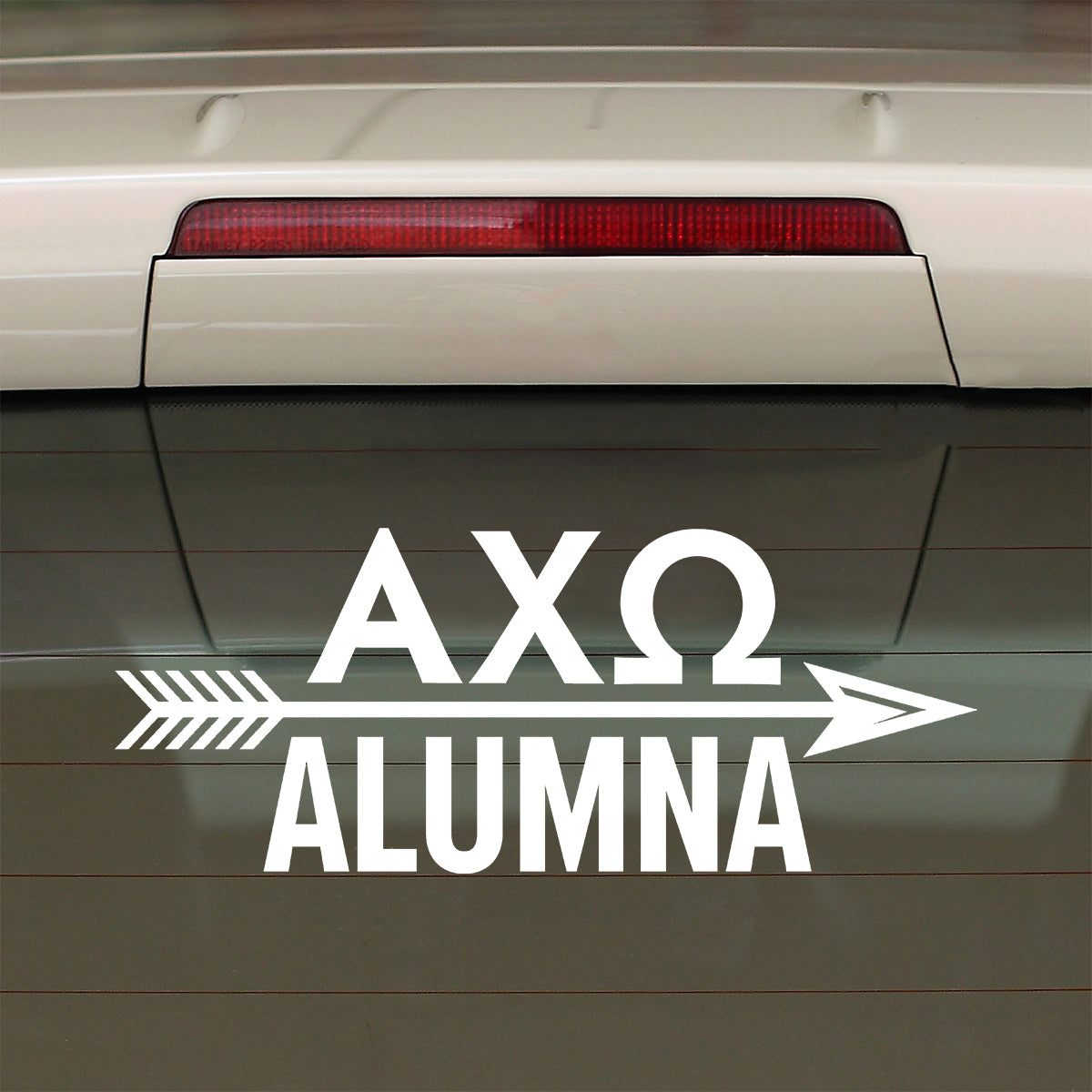 Brit and Bee Sorority Arrow Decal - Alpha Chi Omega