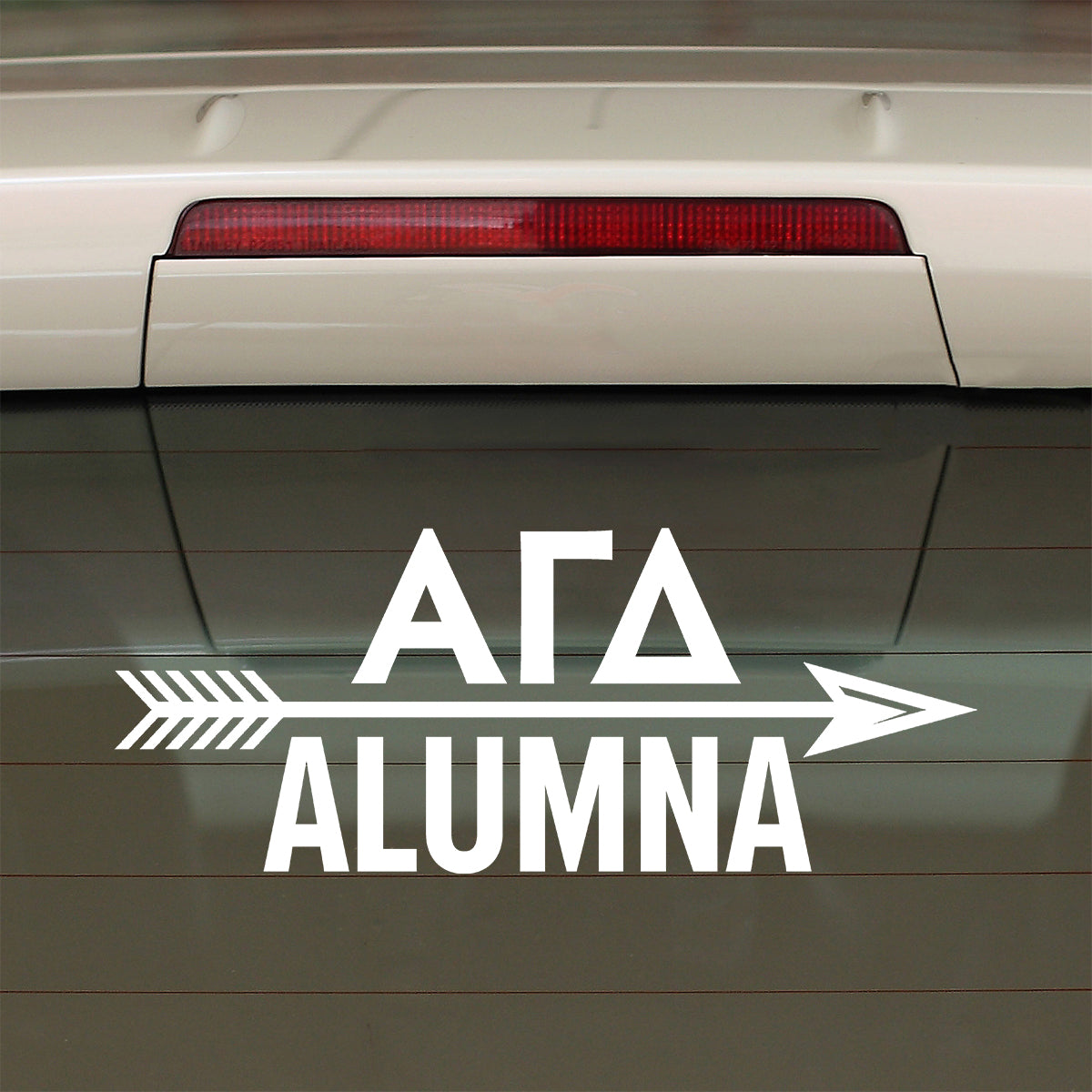 Brit and Bee Sorority Arrow Decal - Alpha Gamma Delta