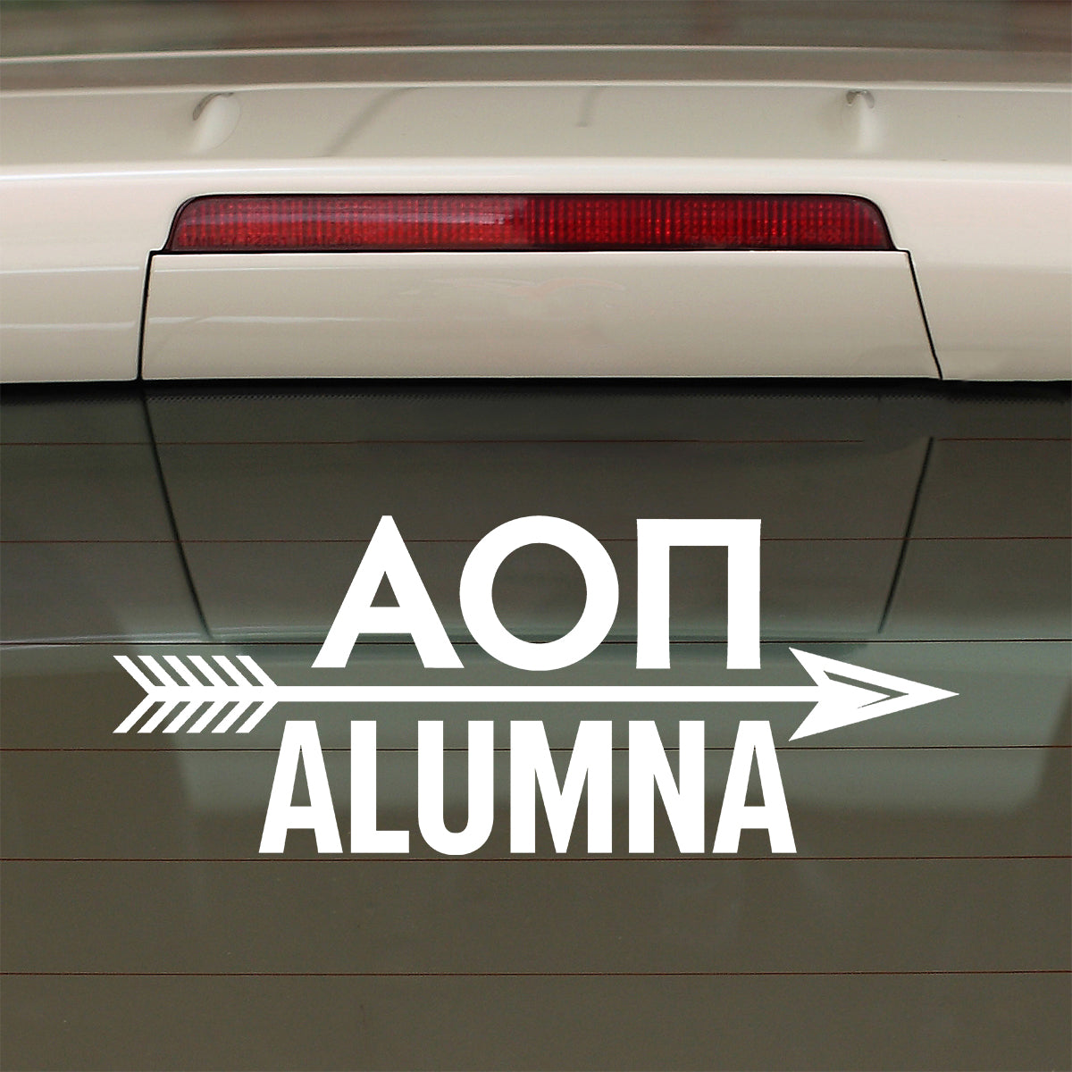 Brit and Bee Sorority Arrow Decal - Alpha Omicron Pi
