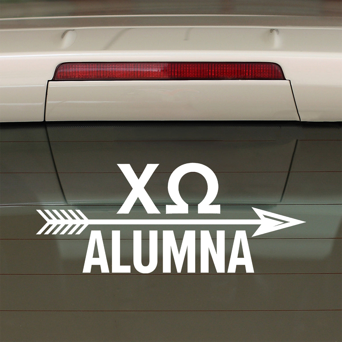 Brit and Bee Sorority Arrow Decal - Chi Omega