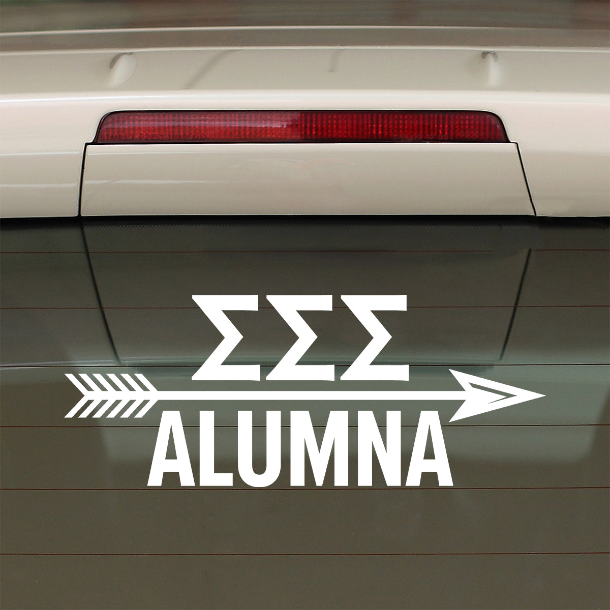 Brit and Bee Sorority Arrow Decal - Sigma Sigma Sigma