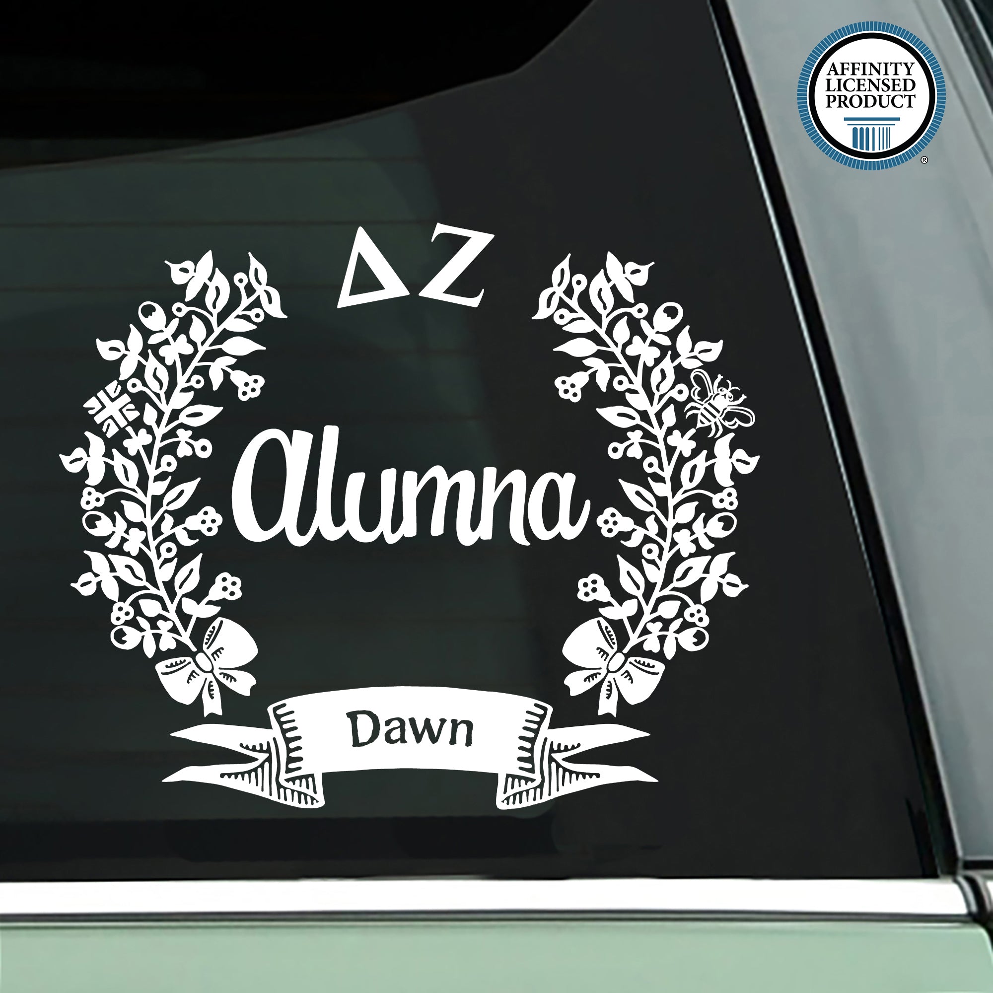 Delta Zeta Alumna Decal | Brit and Bee