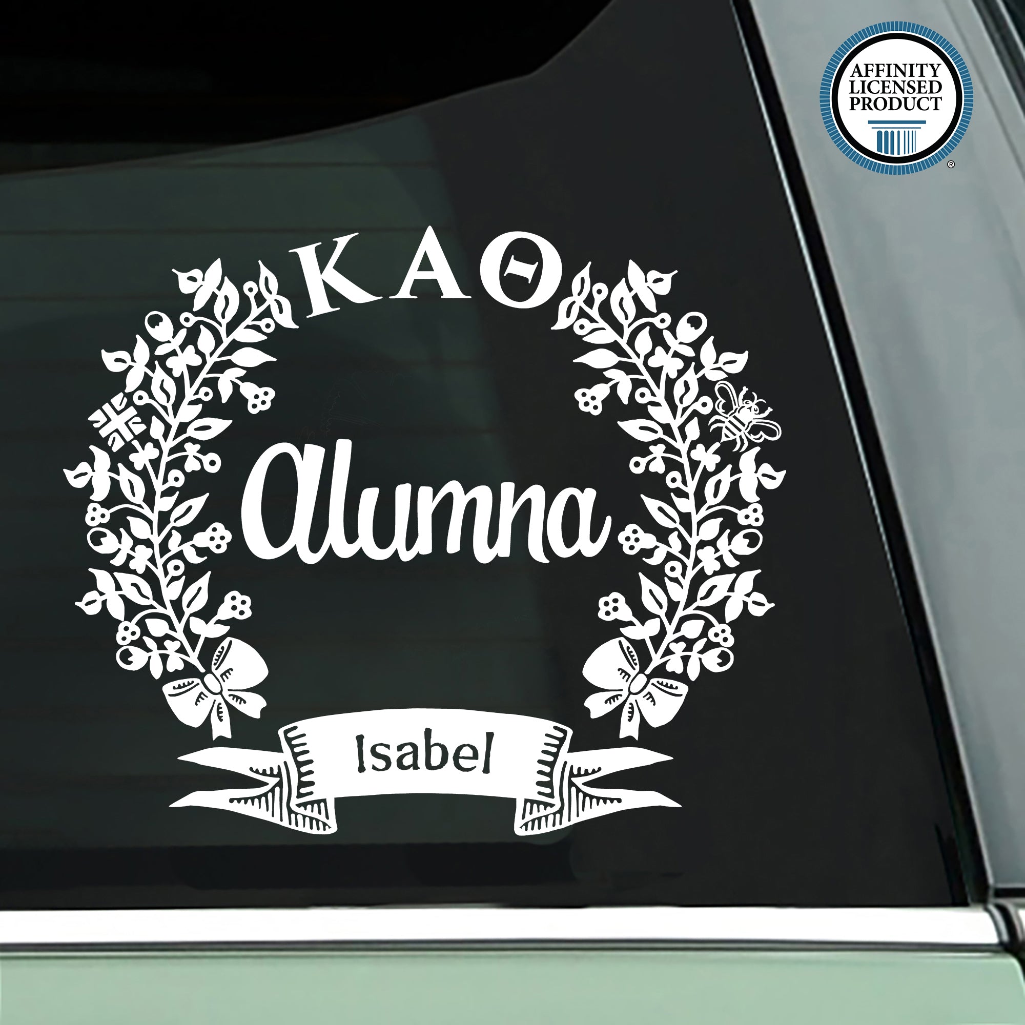 Kappa Alpha Theta Alumna Decal | Brit and Bee