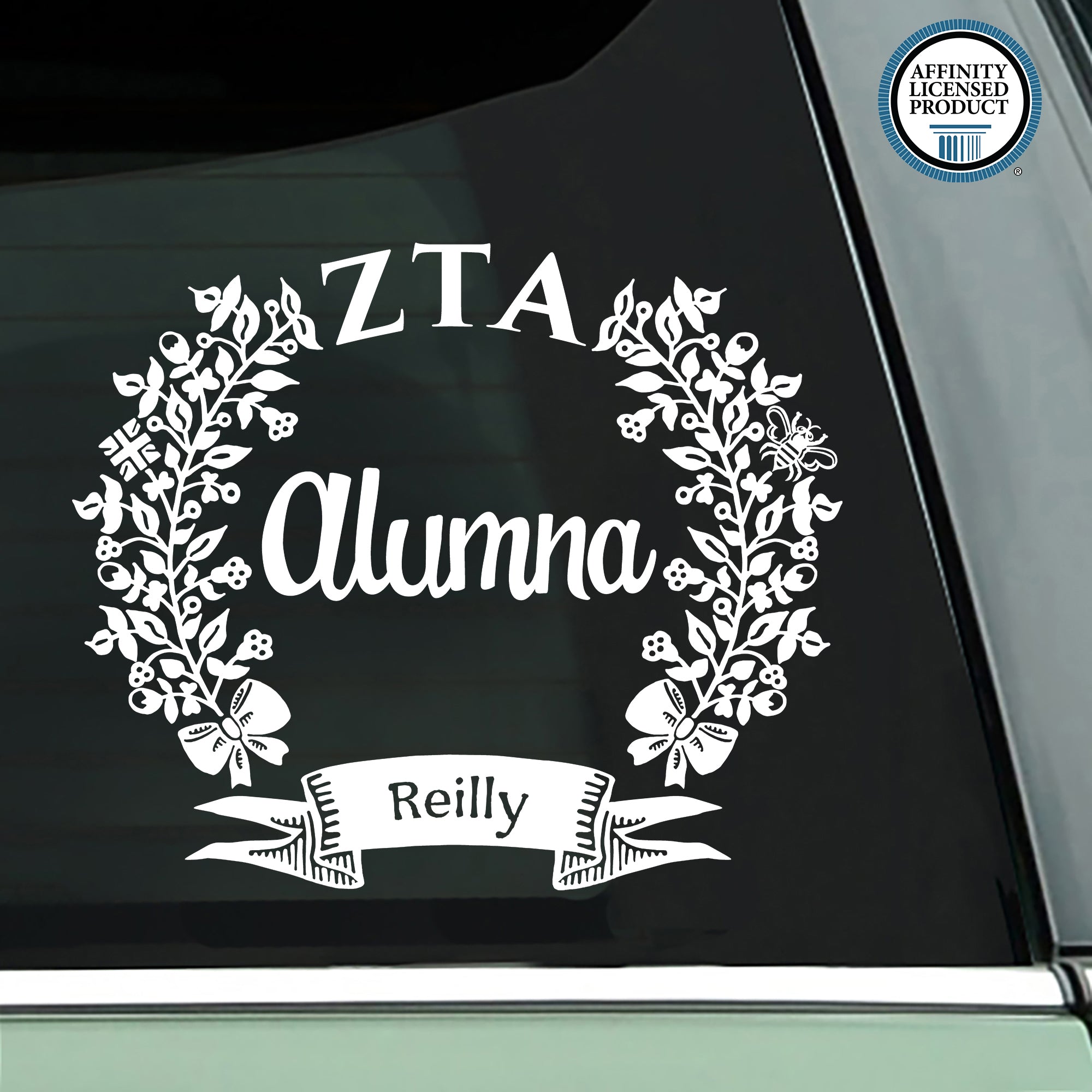 Zeta Tau Alpha Alumna Decal | Brit and Bee