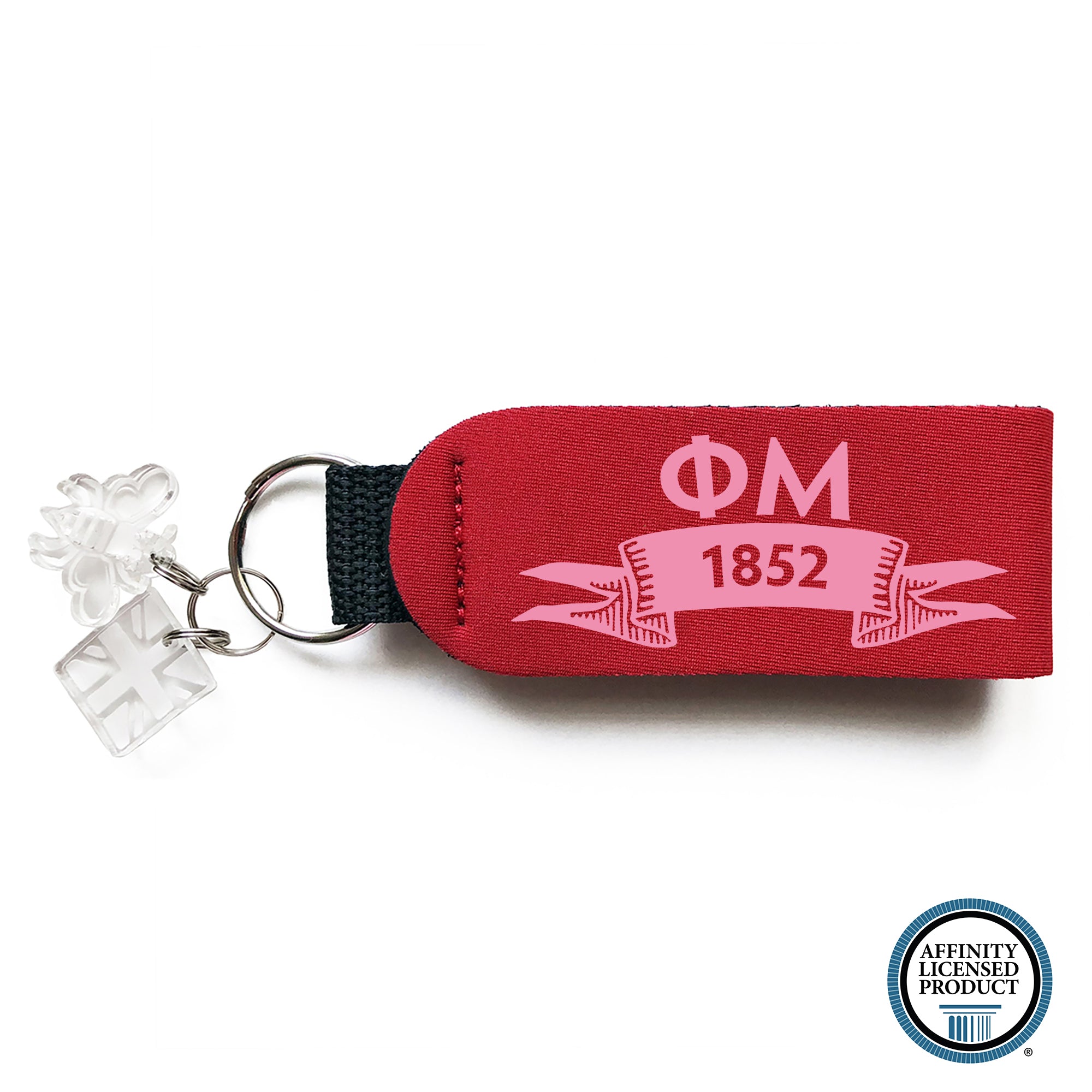 Brit and Bee Sorority Keychain - Phi Mu