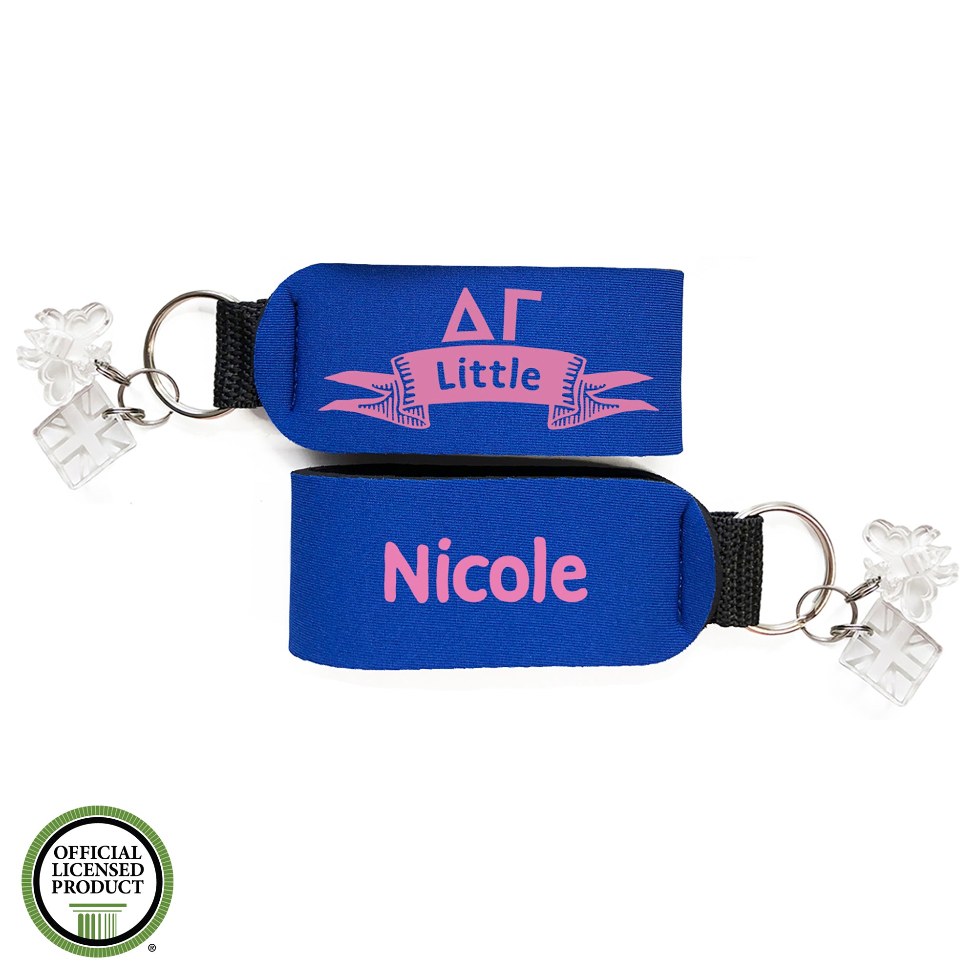 Brit and Bee Sorority Keychain - Delta Gamma