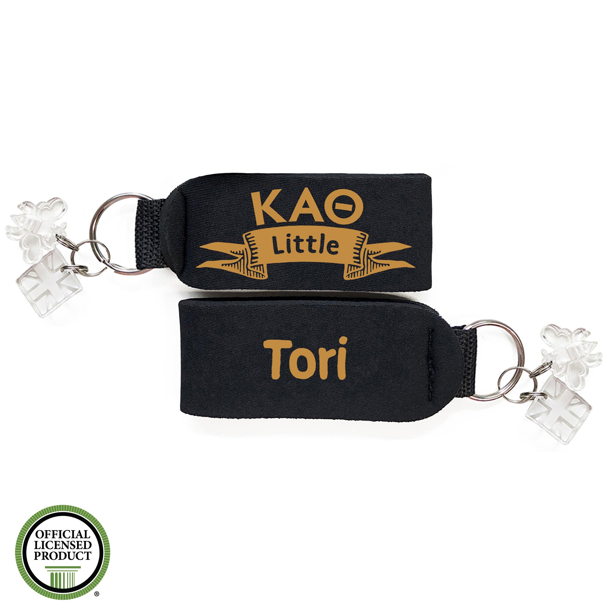 Brit and Bee Sorority Keychain - Kappa Alpha Theta