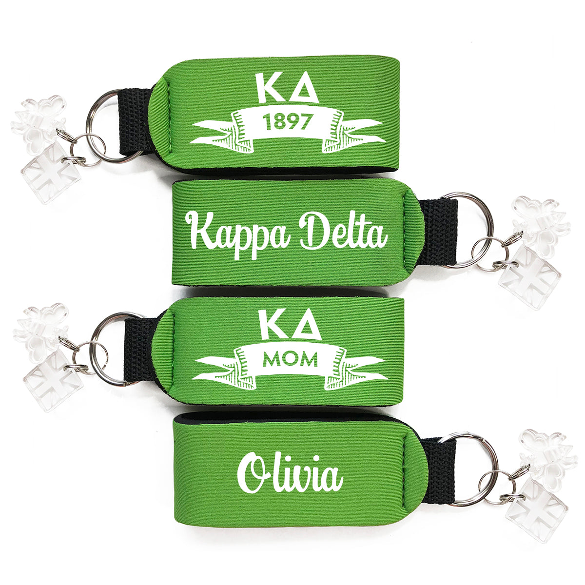 Brit and Bee Sorority Keychain - Kappa Delta
