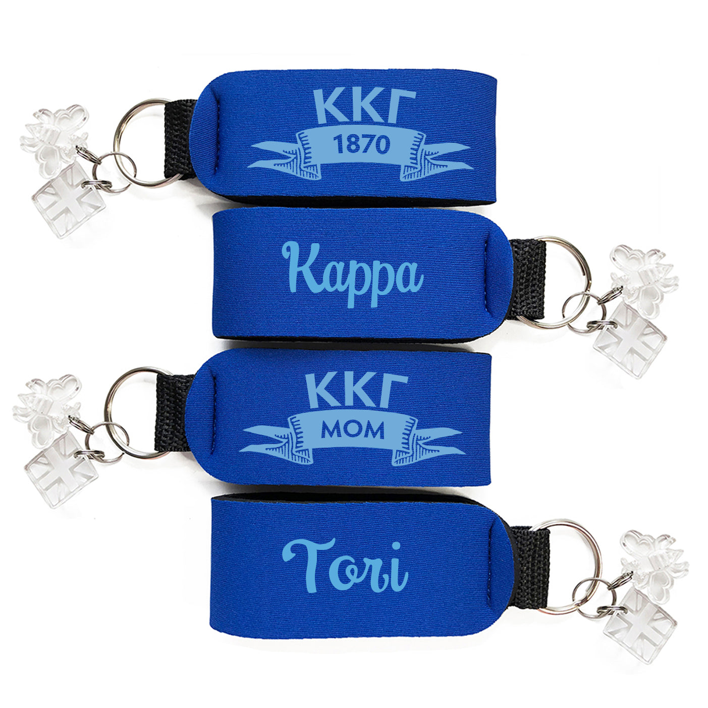 Brit and Bee Sorority Keychain - Kappa Kappa Gamma