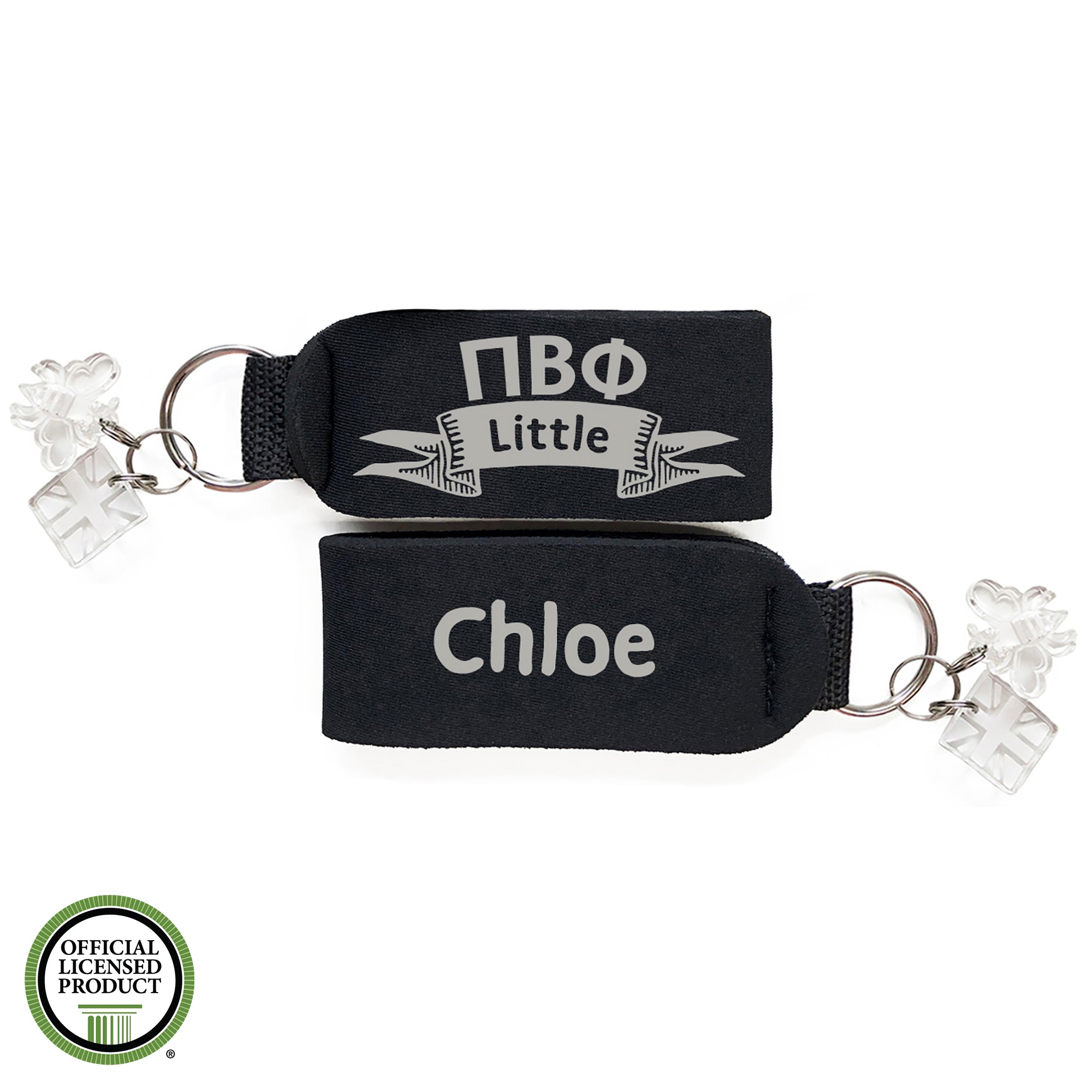 Brit and Bee Sorority Keychain - Pi Beta Phi