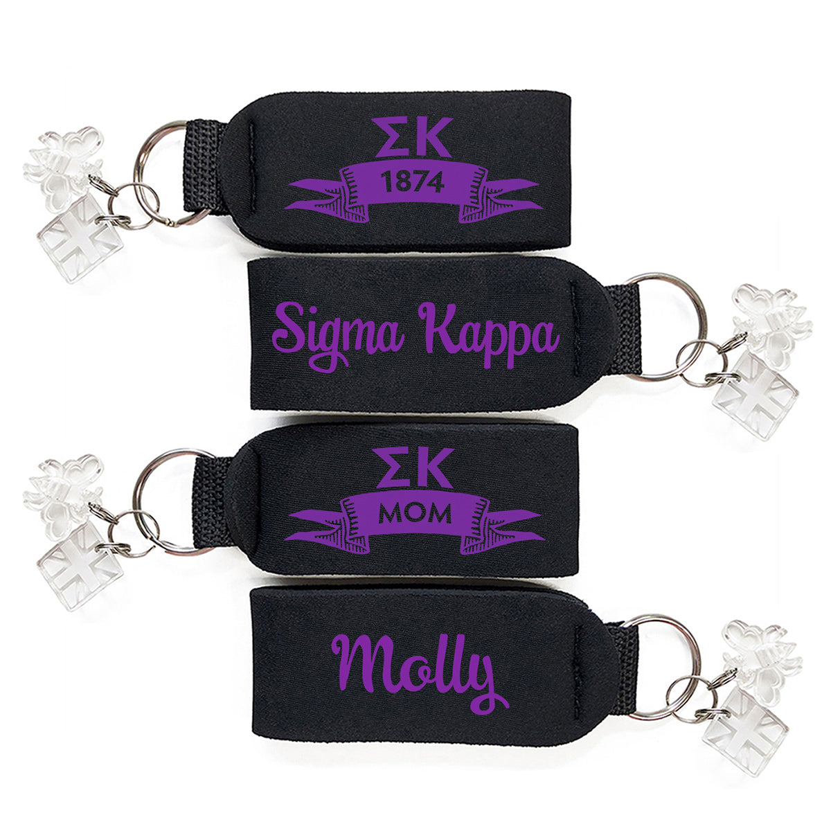 Brit and Bee Sorority Keychain - Sigma Kappa