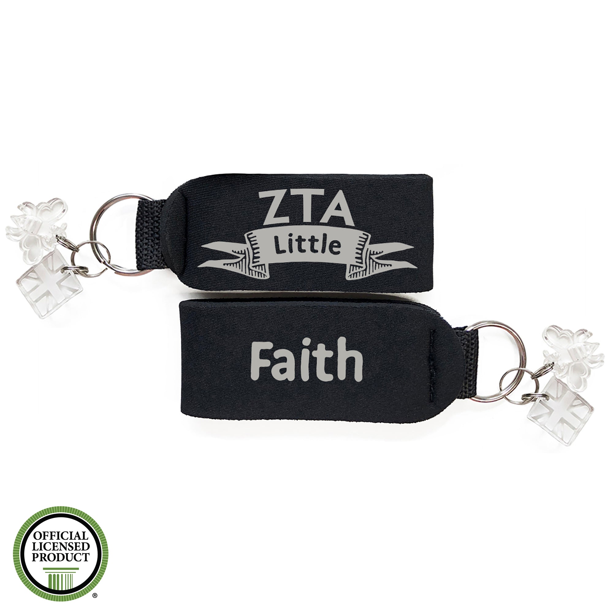 Brit and Bee Sorority Keychain - Zeta Tau Alpha