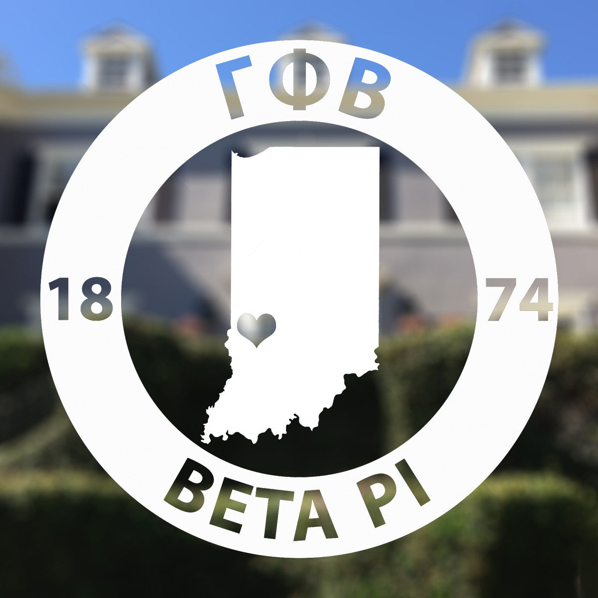 Brit and Bee Sorority State Decal - Gamma Phi Beta