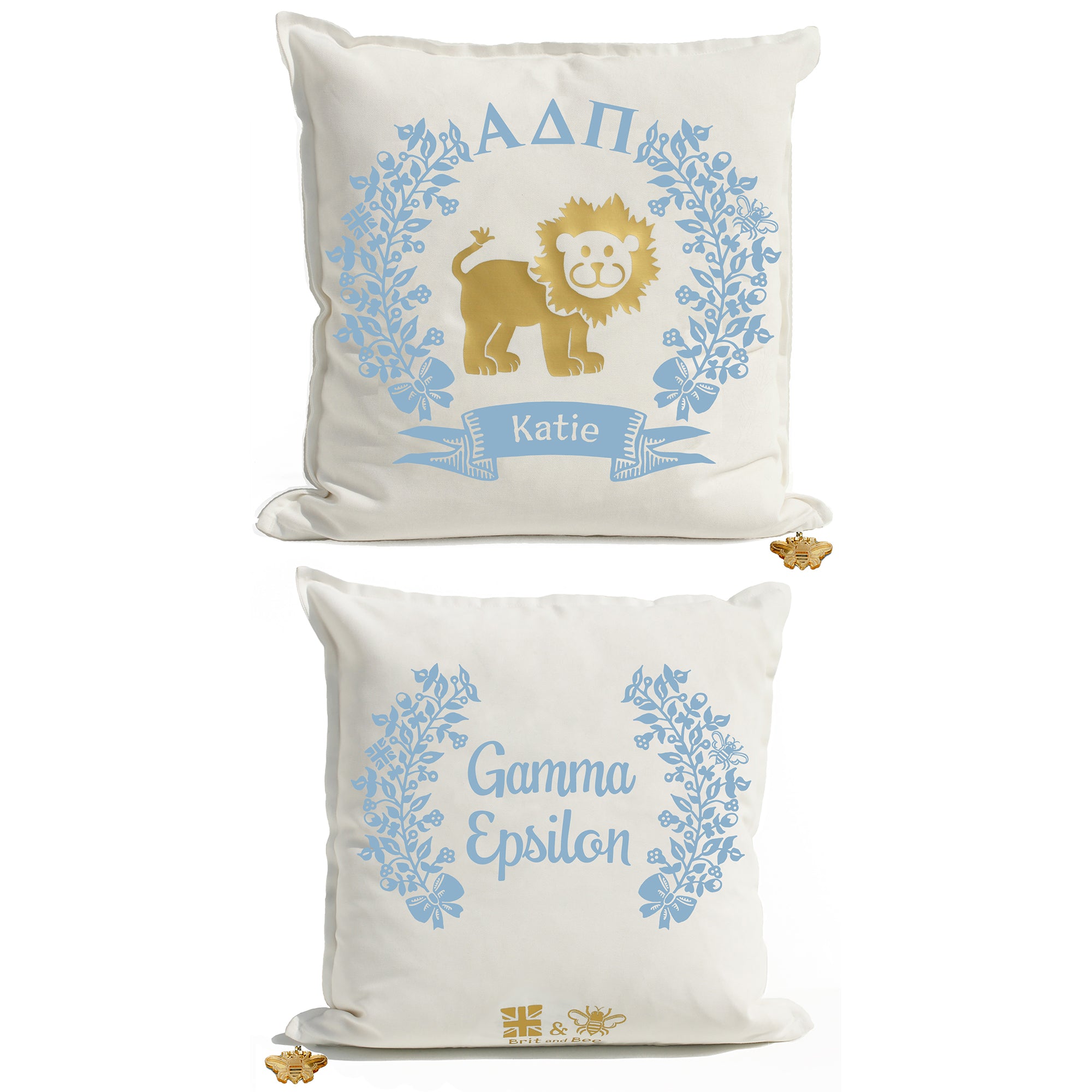 Alpha Delta Pi Pillow | Brit and Bee