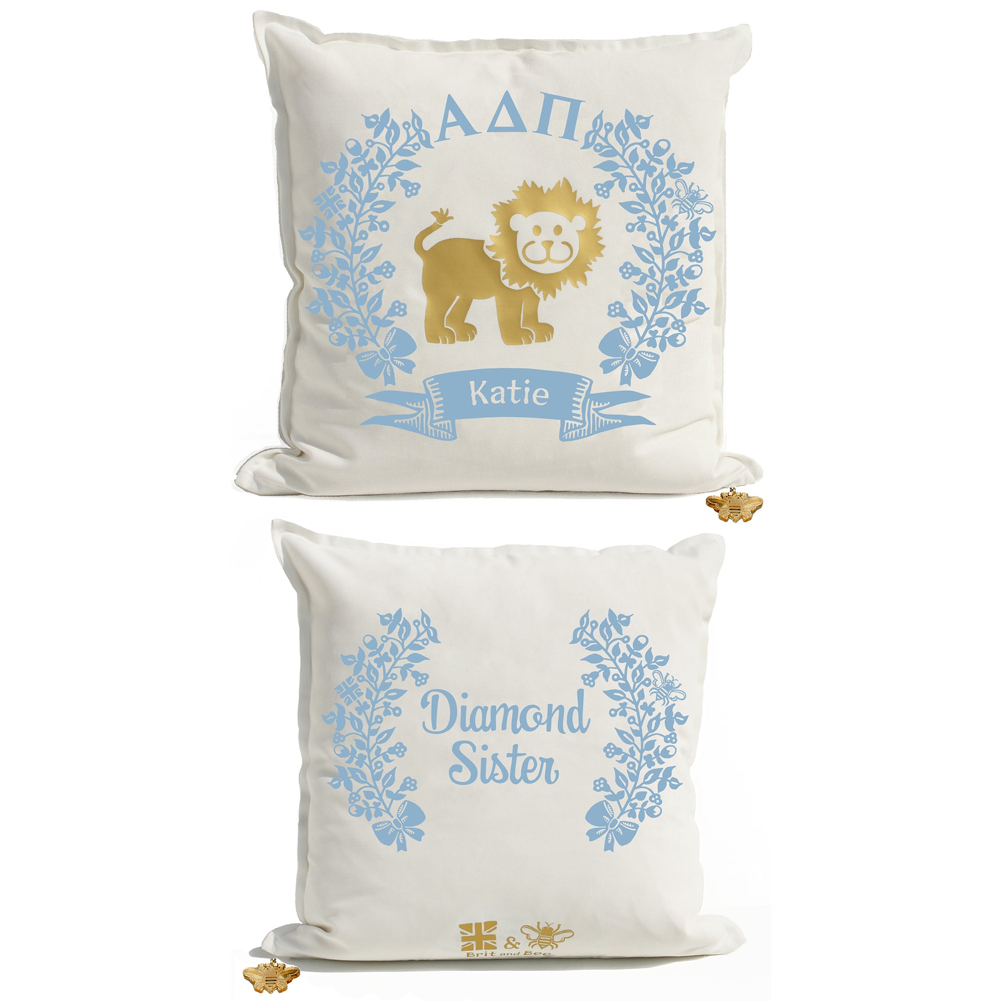 Alpha Delta Pi Pillow | Brit and Bee