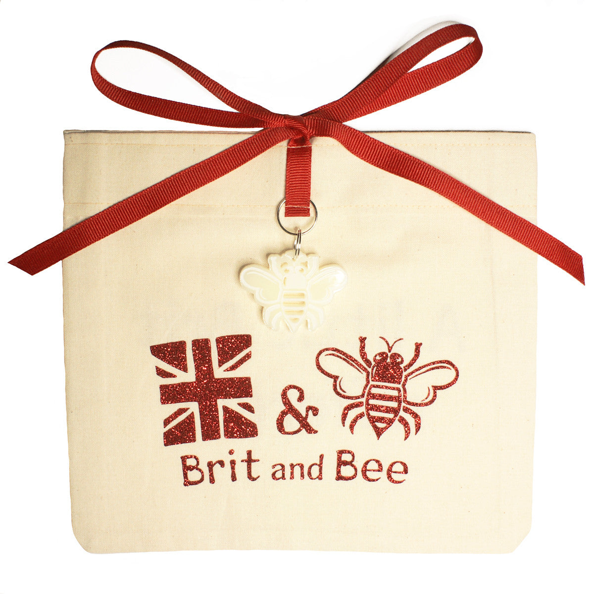 Brit and Bee Sorority Logo Ornament - Chi Omega