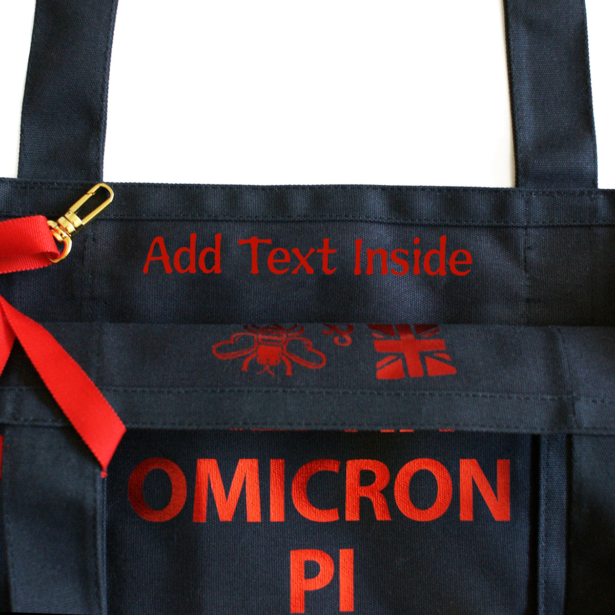 Alpha Omicron Pi State Book Tote Bag | Brit and Bee