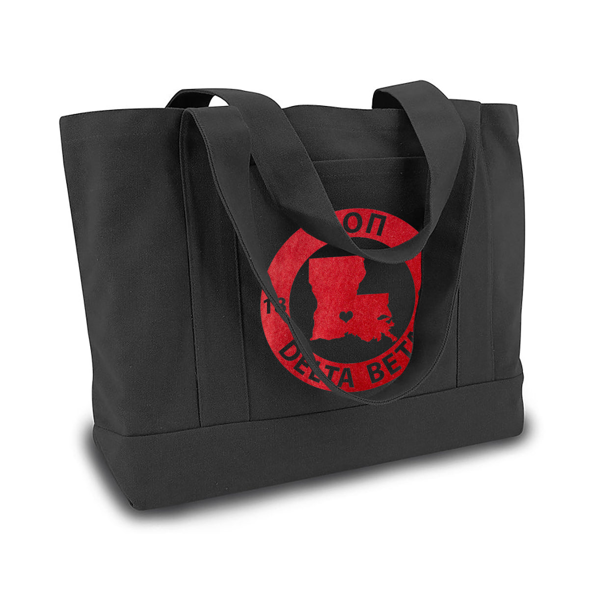 Alpha Omicron Pi State Book Tote Bag | Brit and Bee