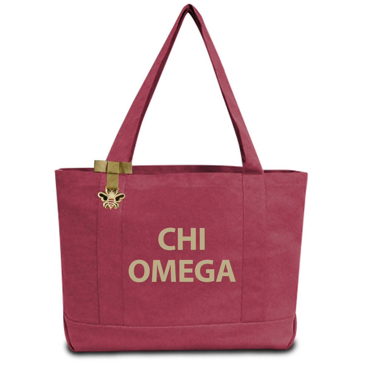 Chi Omega State Book Tote Bag | Brit and Bee