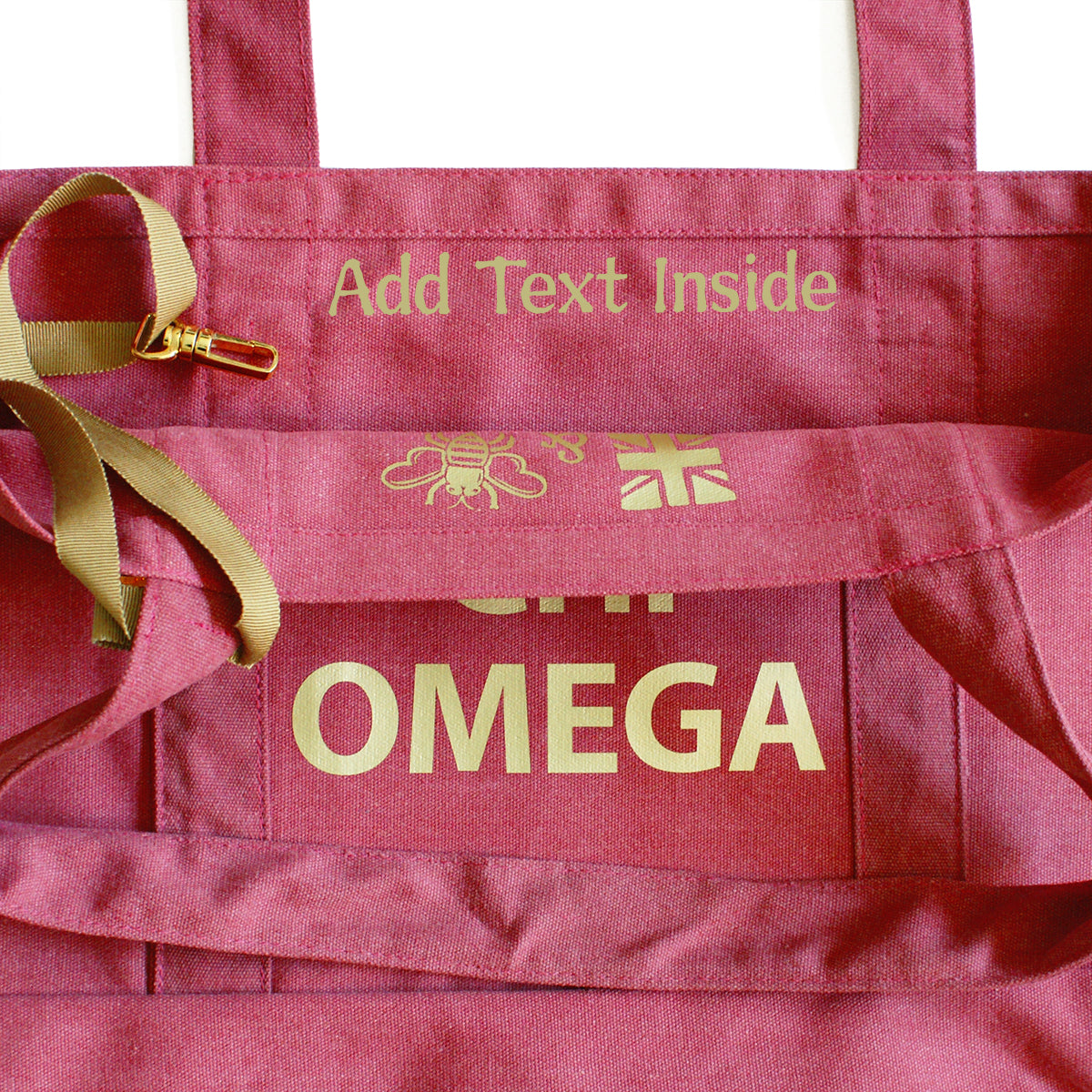 Chi Omega State Book Tote Bag | Brit and Bee