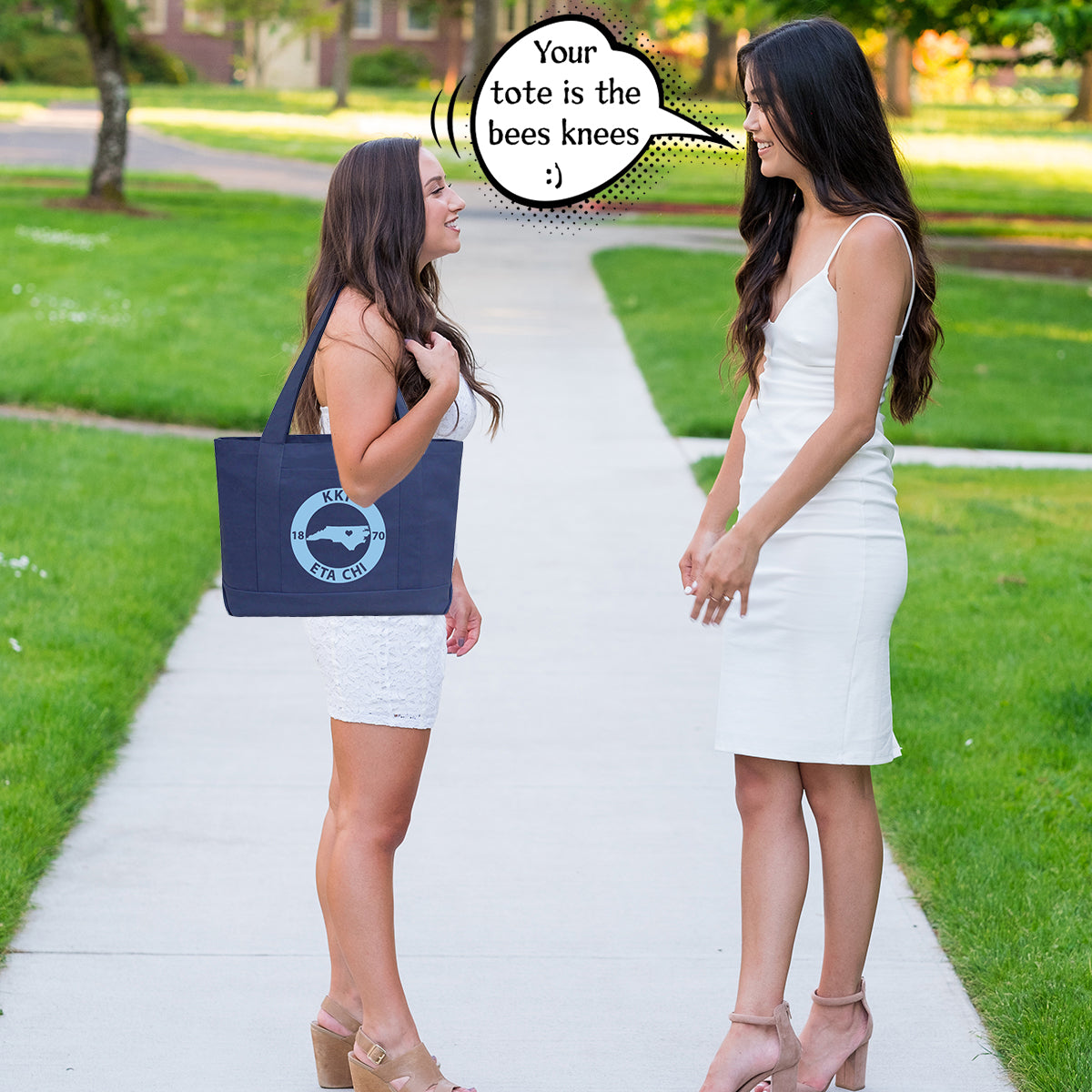 Kappa Kappa Gamma State Book Tote Bag | Brit and Bee