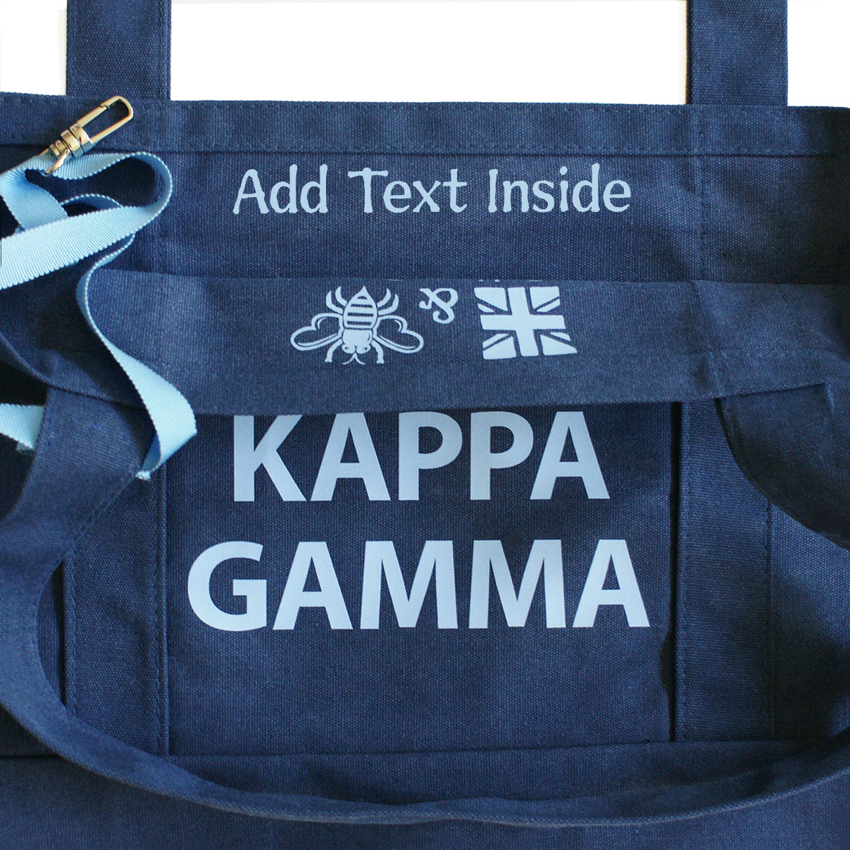 Kappa Kappa Gamma State Book Tote Bag | Brit and Bee