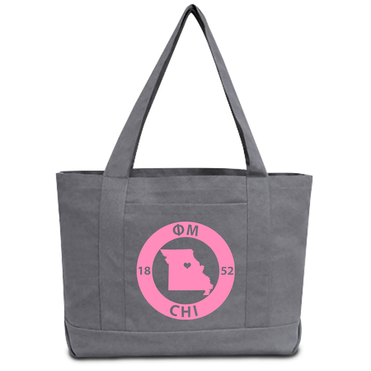 Phi Mu State Book Tote Bag | Brit and Bee