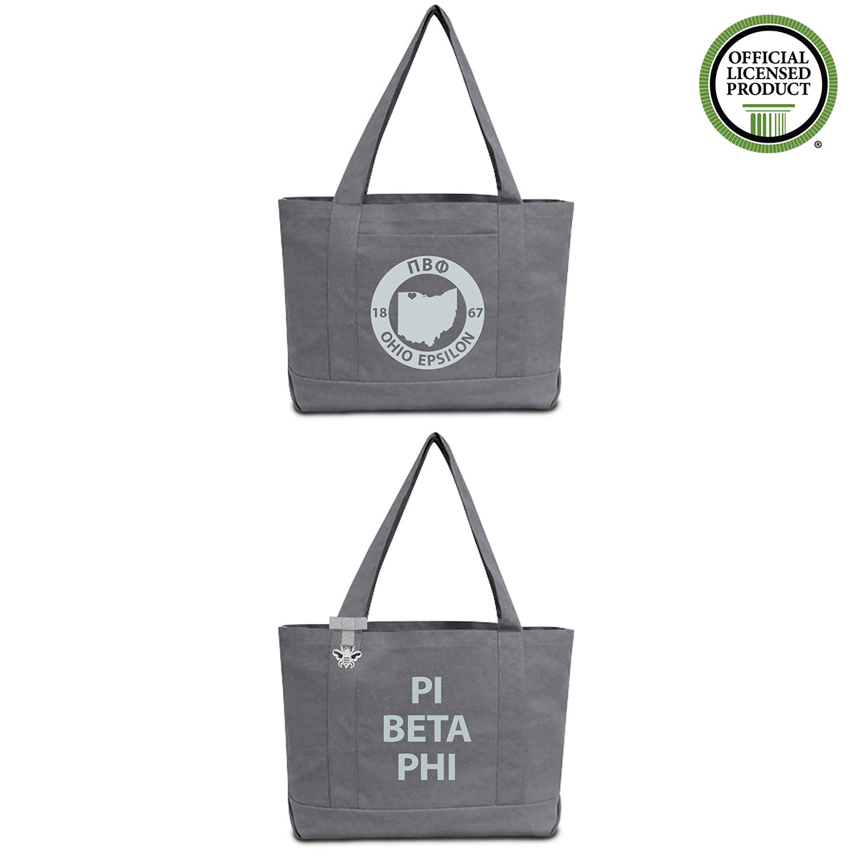 Pi Beta Phi State Book Tote Bag | Brit and Bee