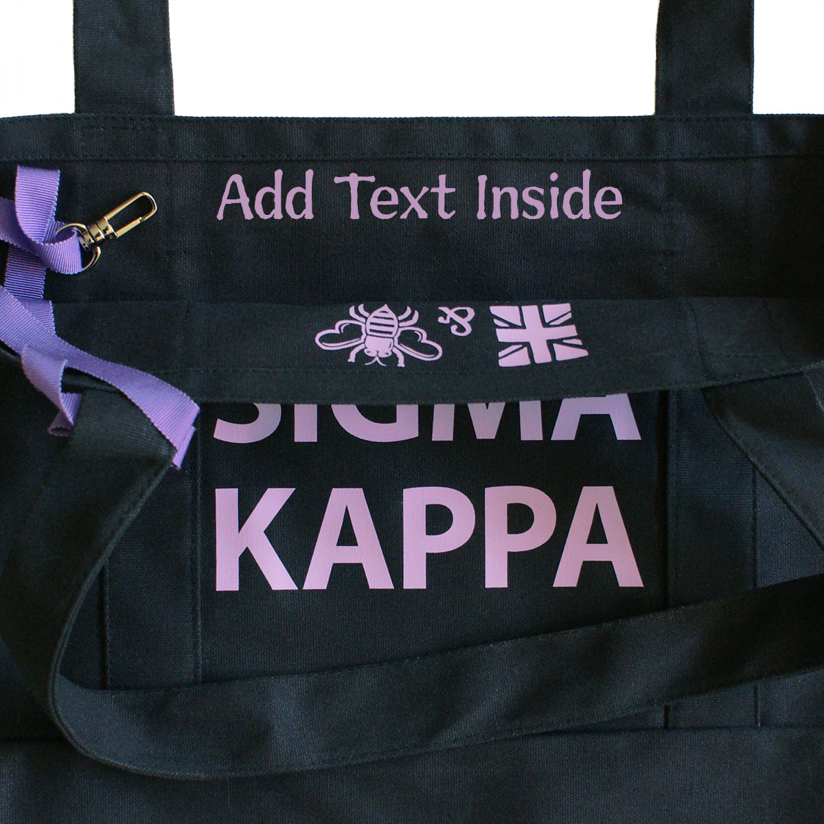 Sigma Kappa State Book Tote Bag | Brit and Bee