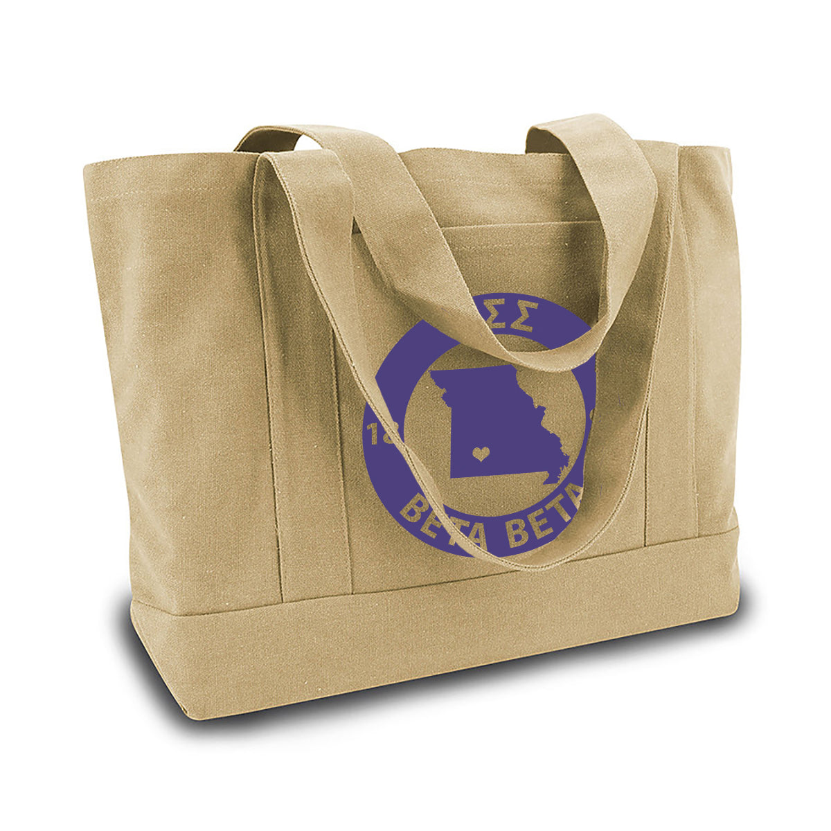 Sigma Sigma Sigma State Book Tote Bag | Brit and Bee