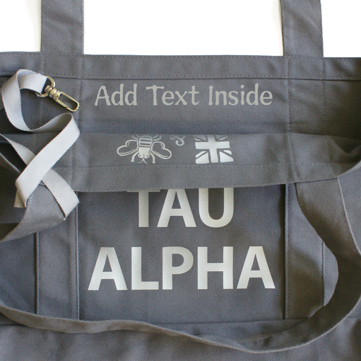 Zeta Tau Alpha State Book Tote Bag | Brit and Bee