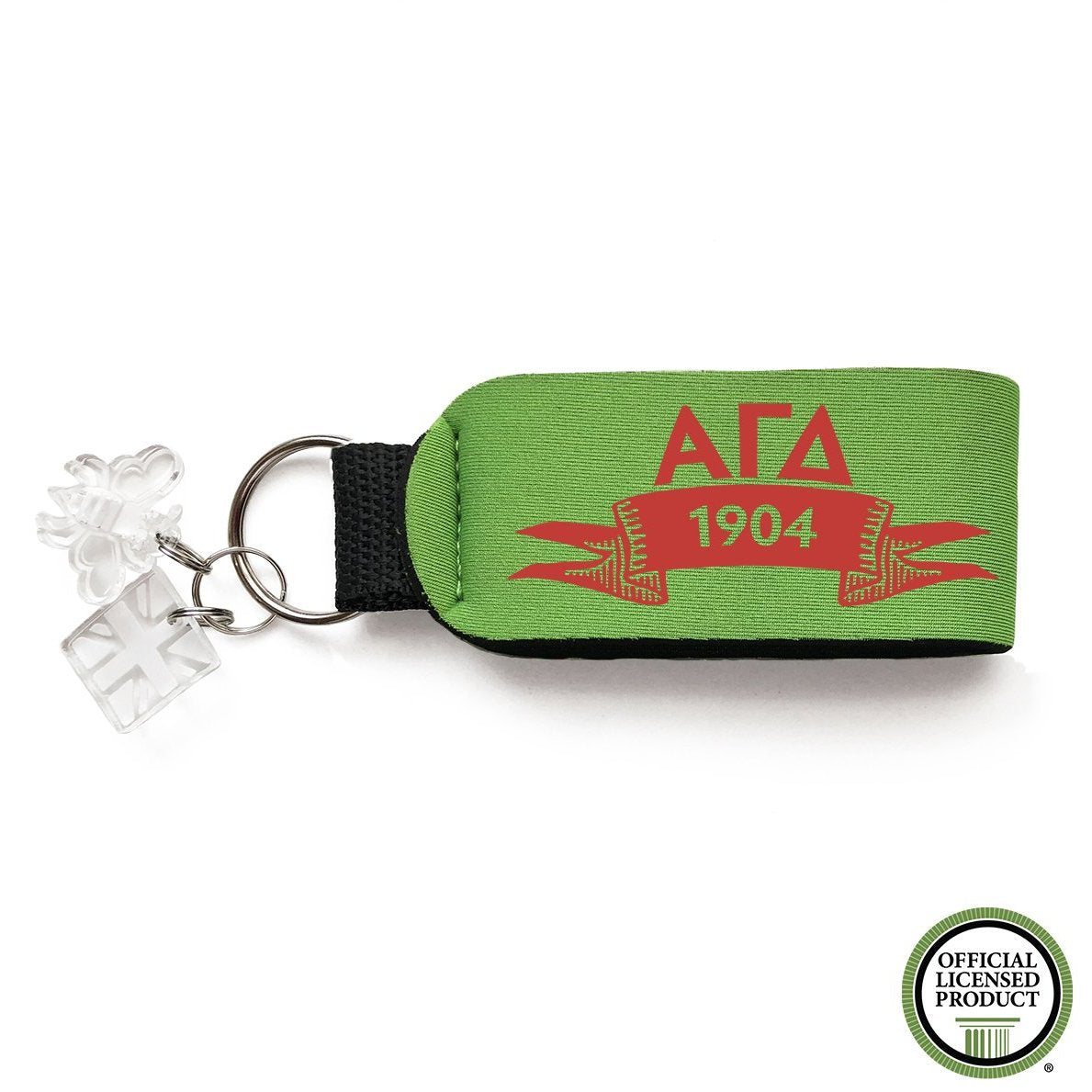 Brit and Bee Sorority Keychain - Alpha Gamma Delta