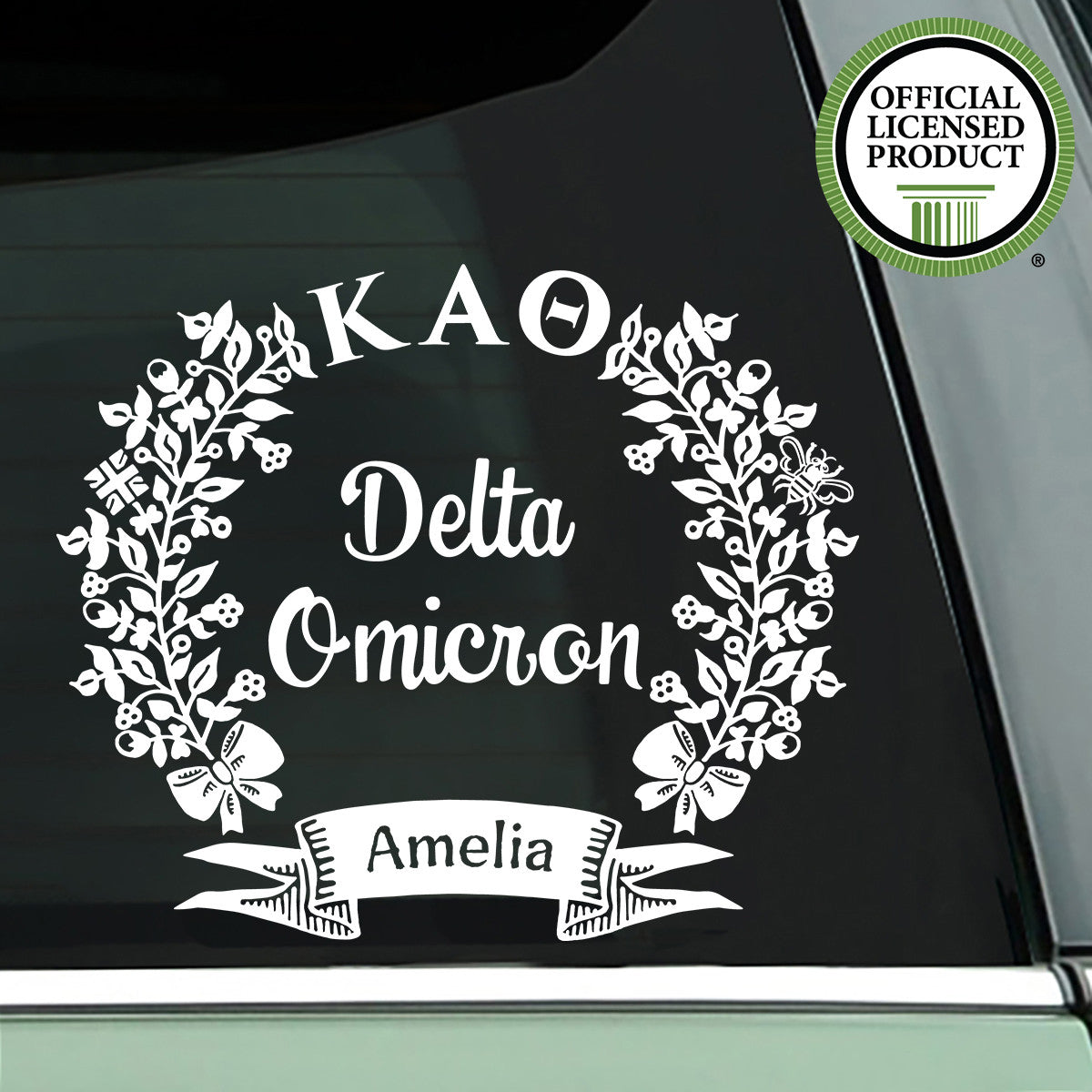 Brit and Bee Sorority Chapter Decal - Kappa Alpha Theta