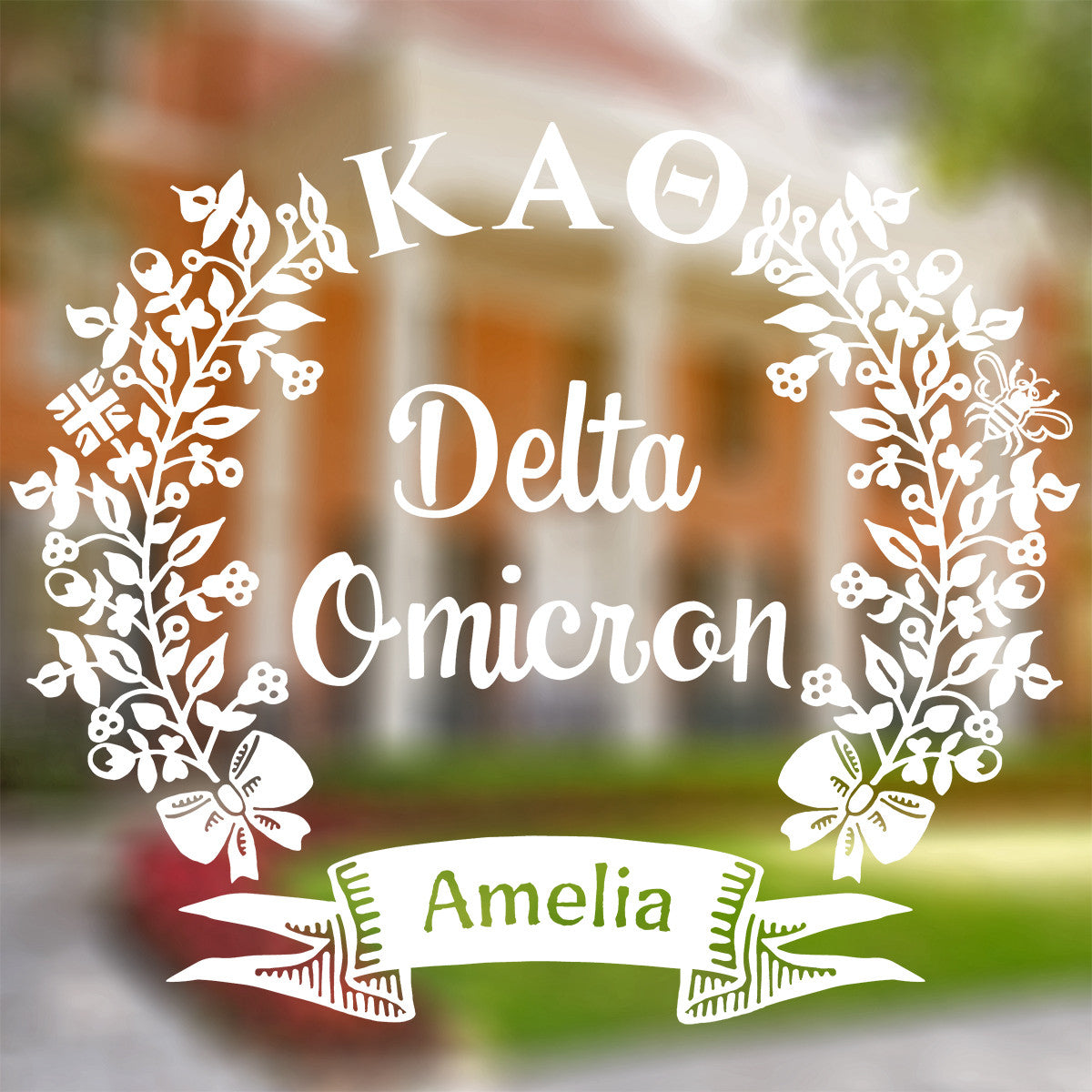 Brit and Bee Sorority Chapter Decal - Kappa Alpha Theta