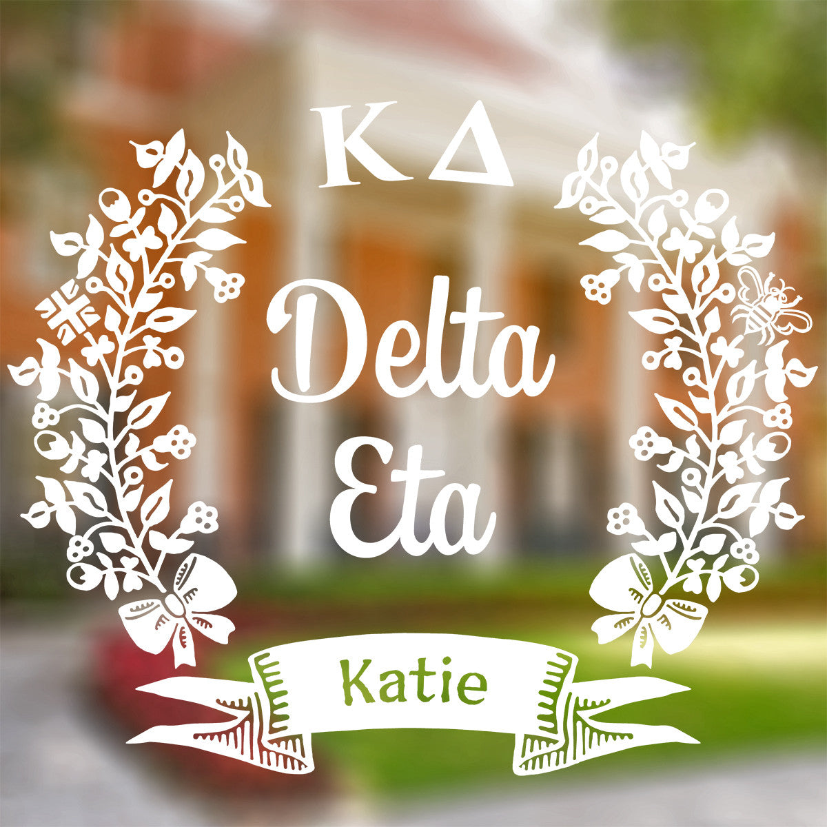 Brit and Bee Sorority Chapter Decal - Kappa Delta