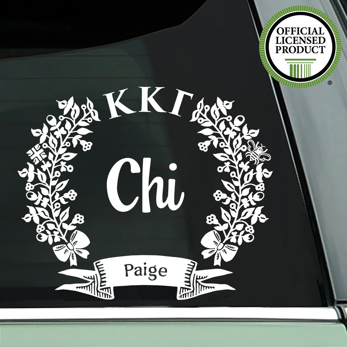 Brit and Bee Sorority Chapter Decal - Kappa Kappa Gamma