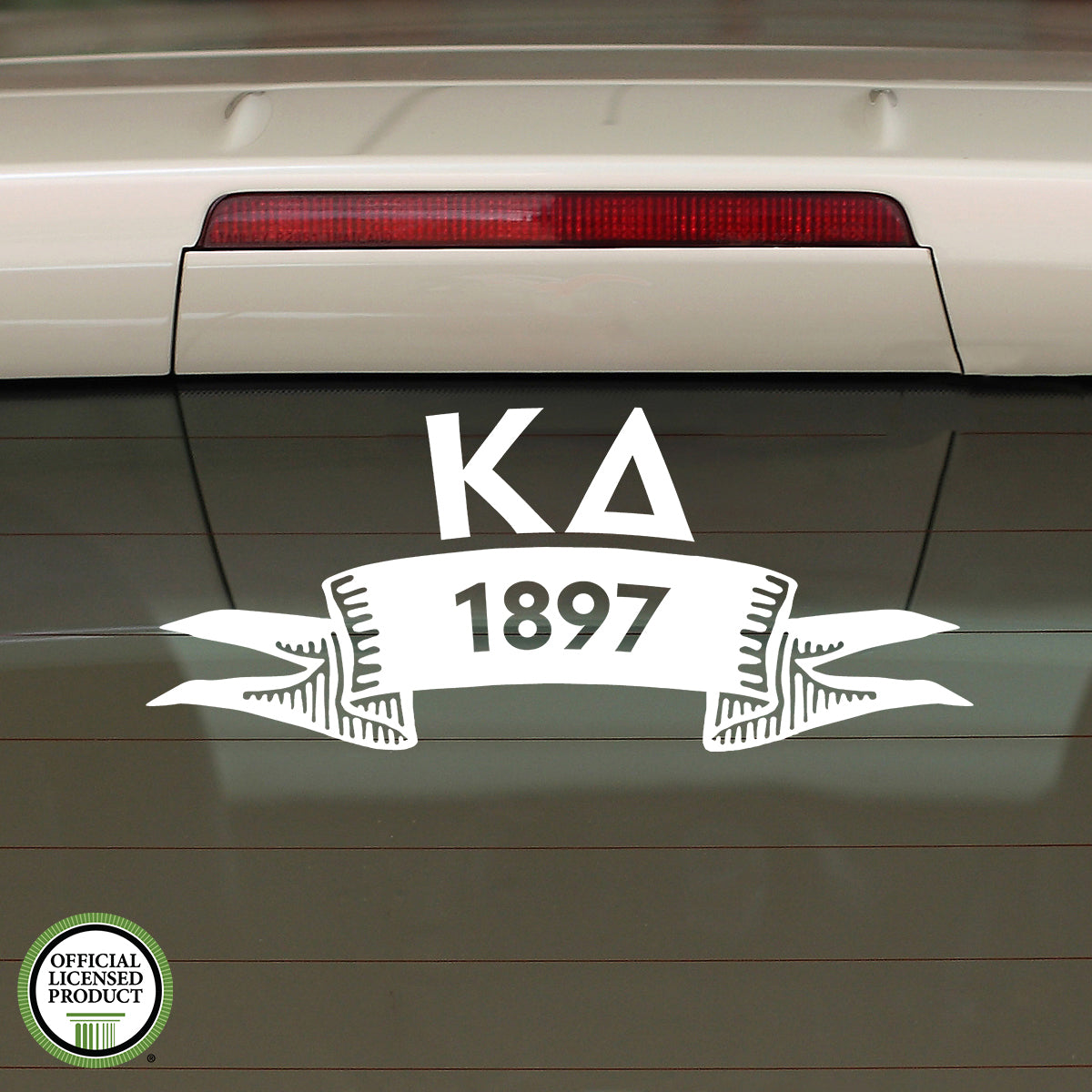 Brit and Bee Sorority Ribbon Year Decal - Kappa Delta