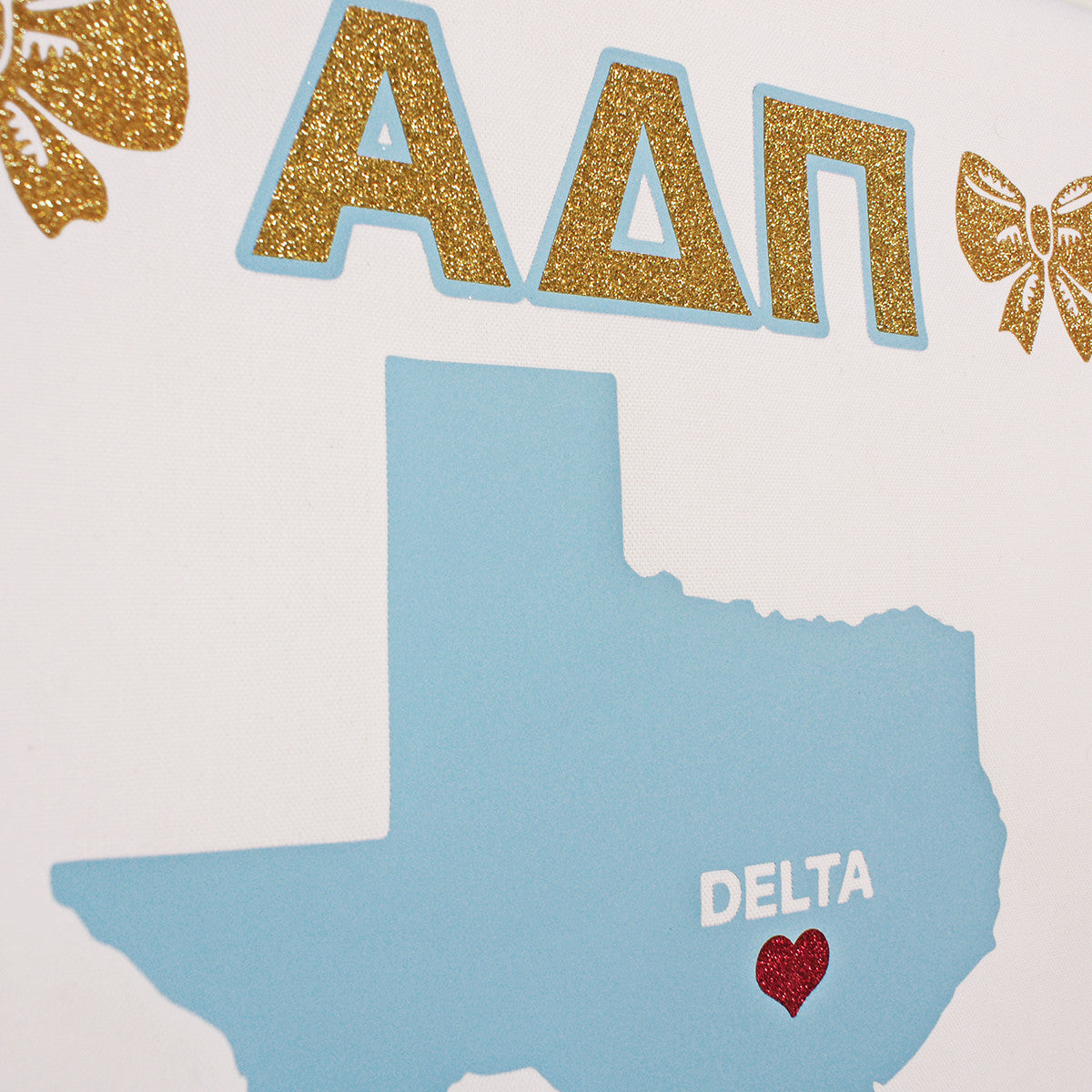 Sorority Chapter Pennant Flag - Alpha Delta Pi