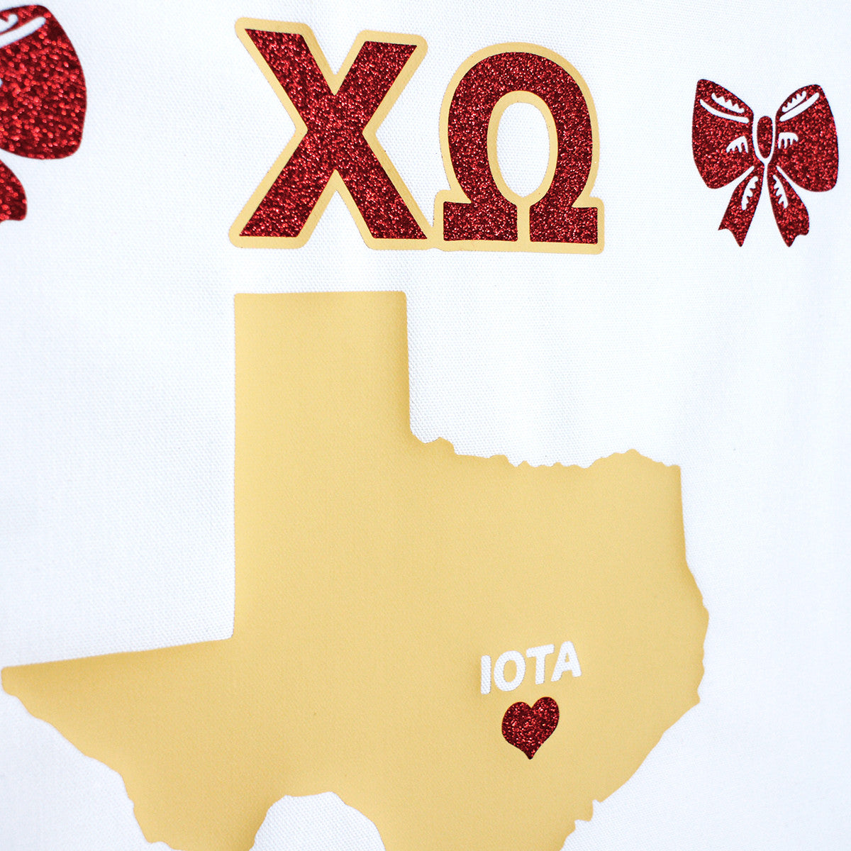 Sorority Chapter Pennant Flag - Chi Omega