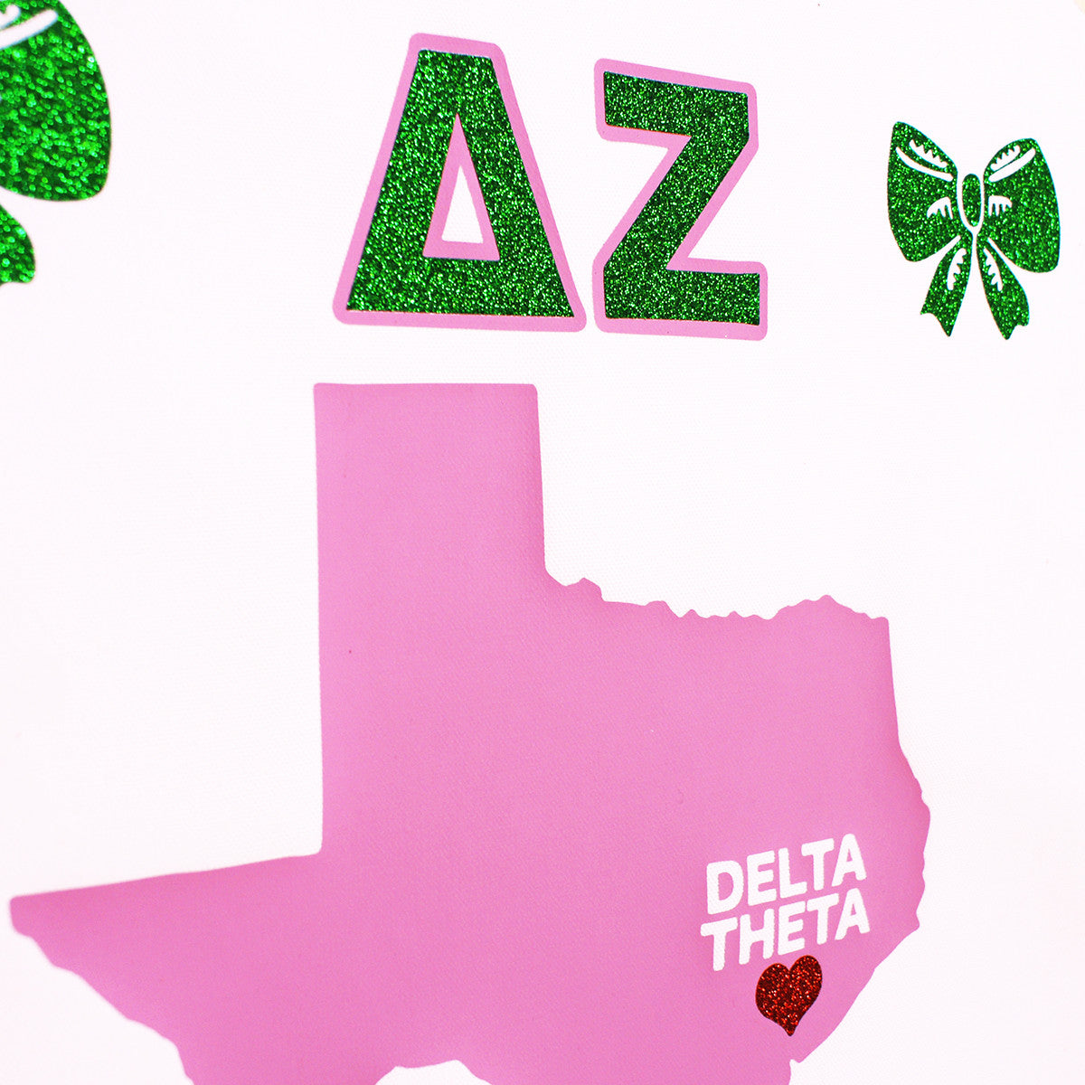 Sorority Chapter Pennant Flag - Delta Zeta