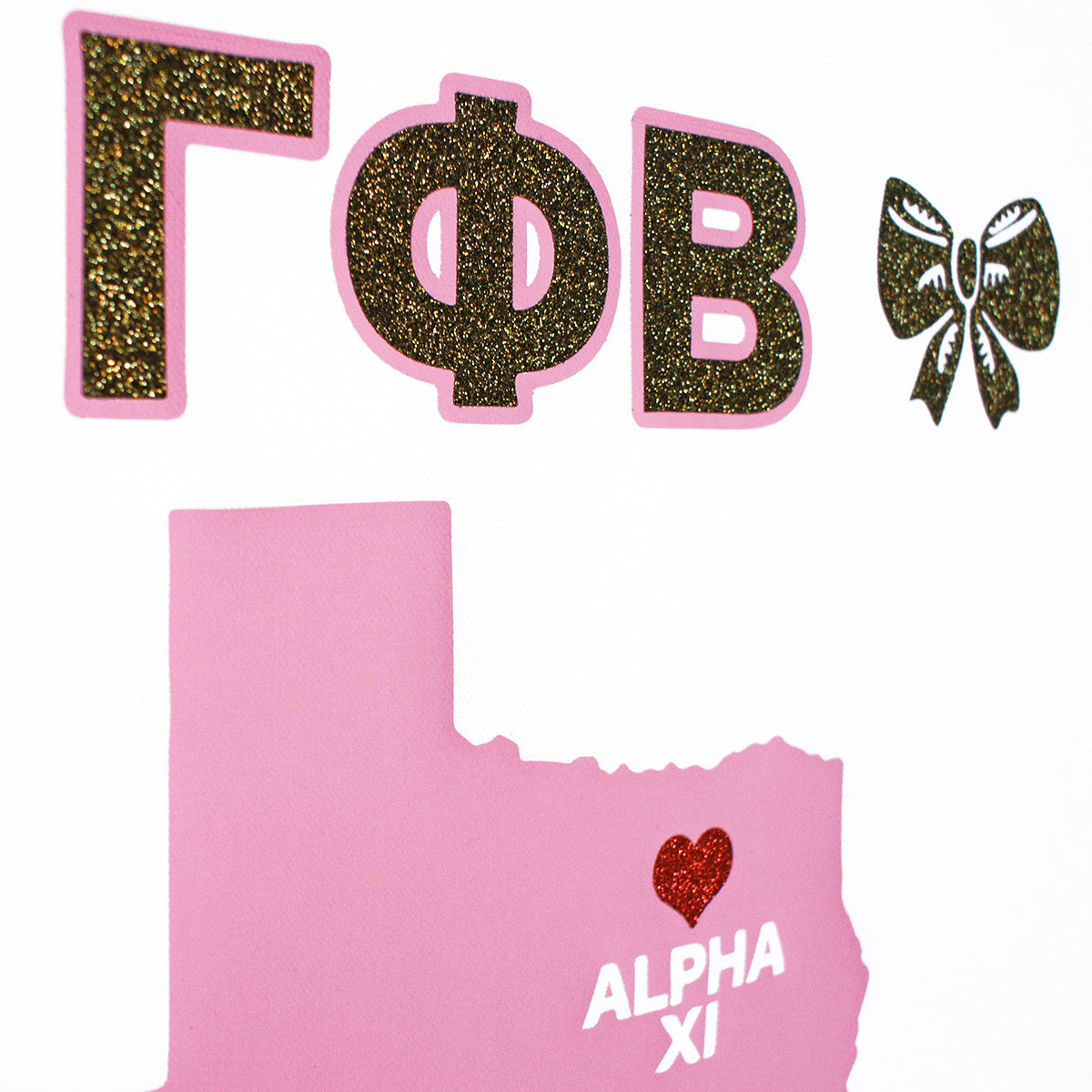 Sorority Chapter Pennant Flag - Gamma Phi Beta