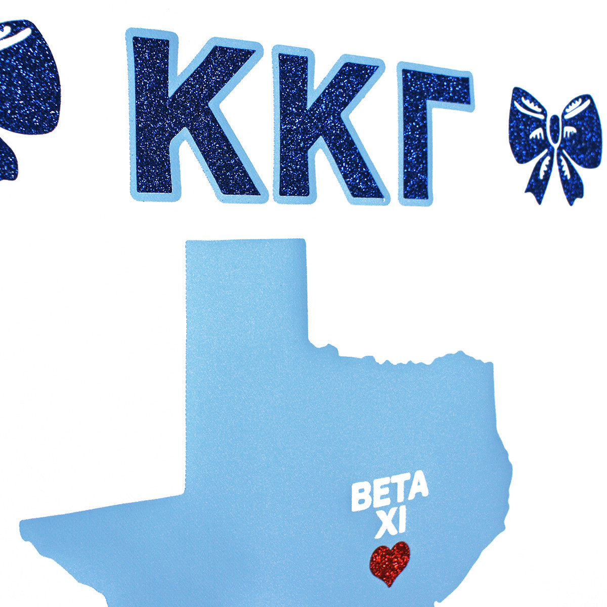 Sorority Chapter Pennant Flag - Kappa Kappa Gamma