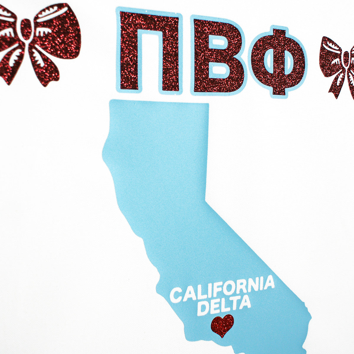 Sorority Chapter Pennant Flag - Pi Beta Phi