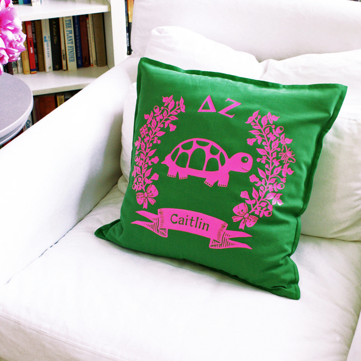 Delta Zeta Pillow | Brit and Bee