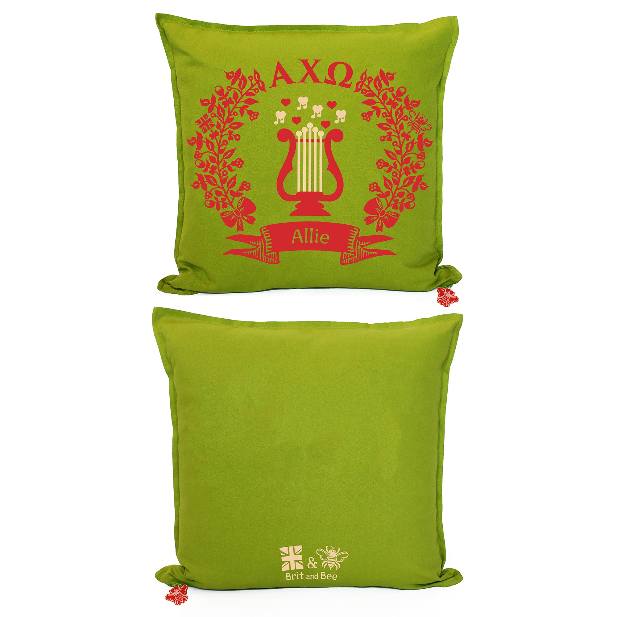 Alpha Chi Omega Pillow | Brit and Bee